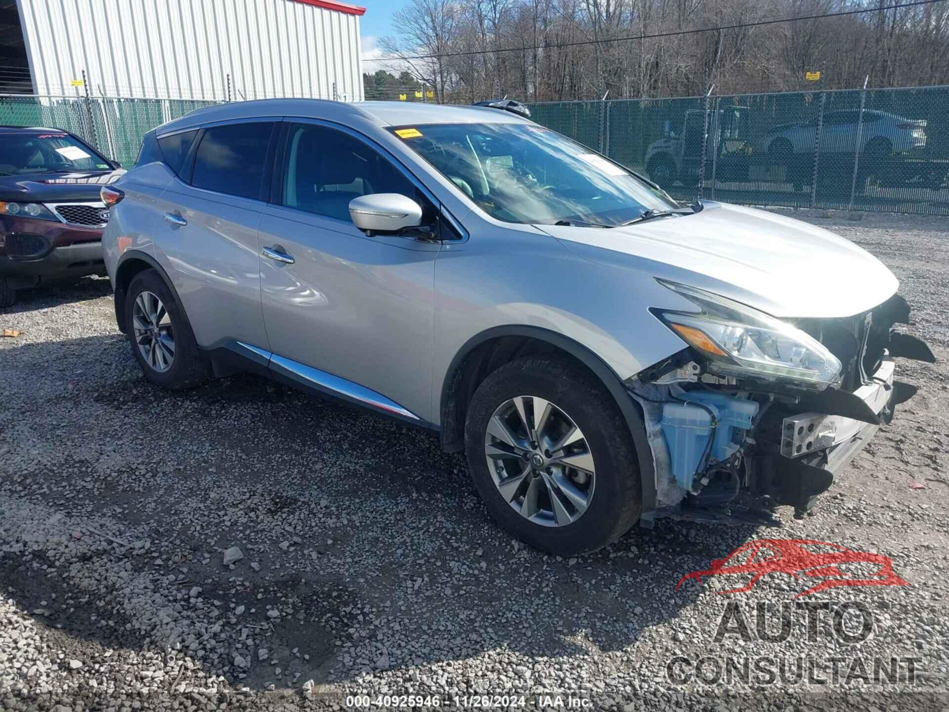 NISSAN MURANO 2015 - 5N1AZ2MGXFN249880
