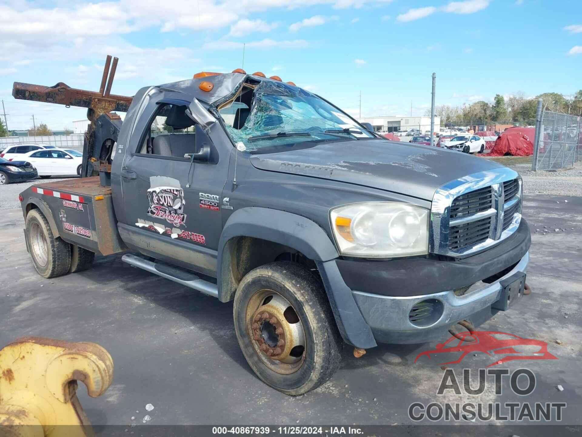 DODGE RAM 4500 HD CHASSIS 2010 - 3D6WC6EL0AG130066