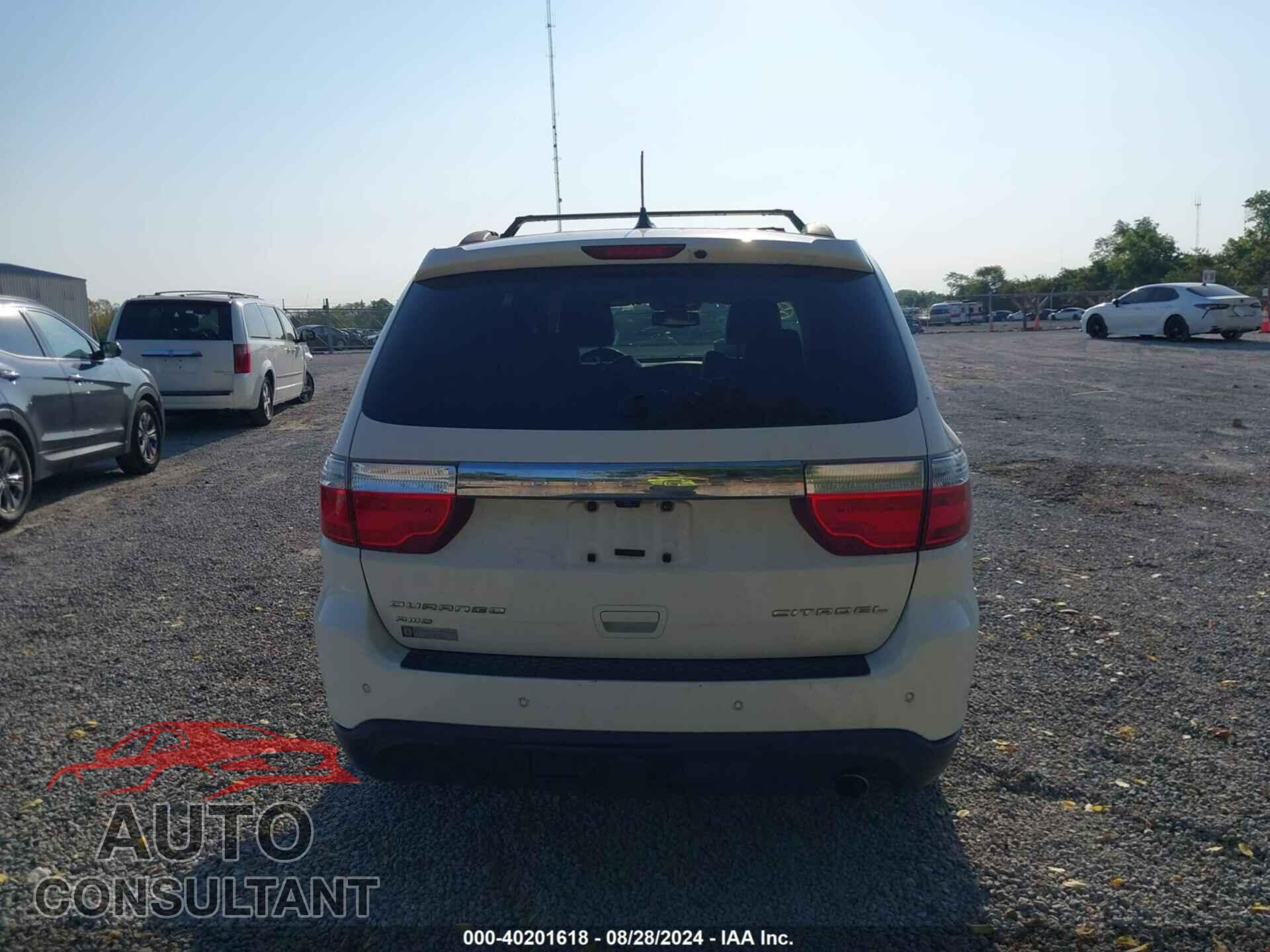 DODGE DURANGO 2012 - 1C4RDJEGXCC322462