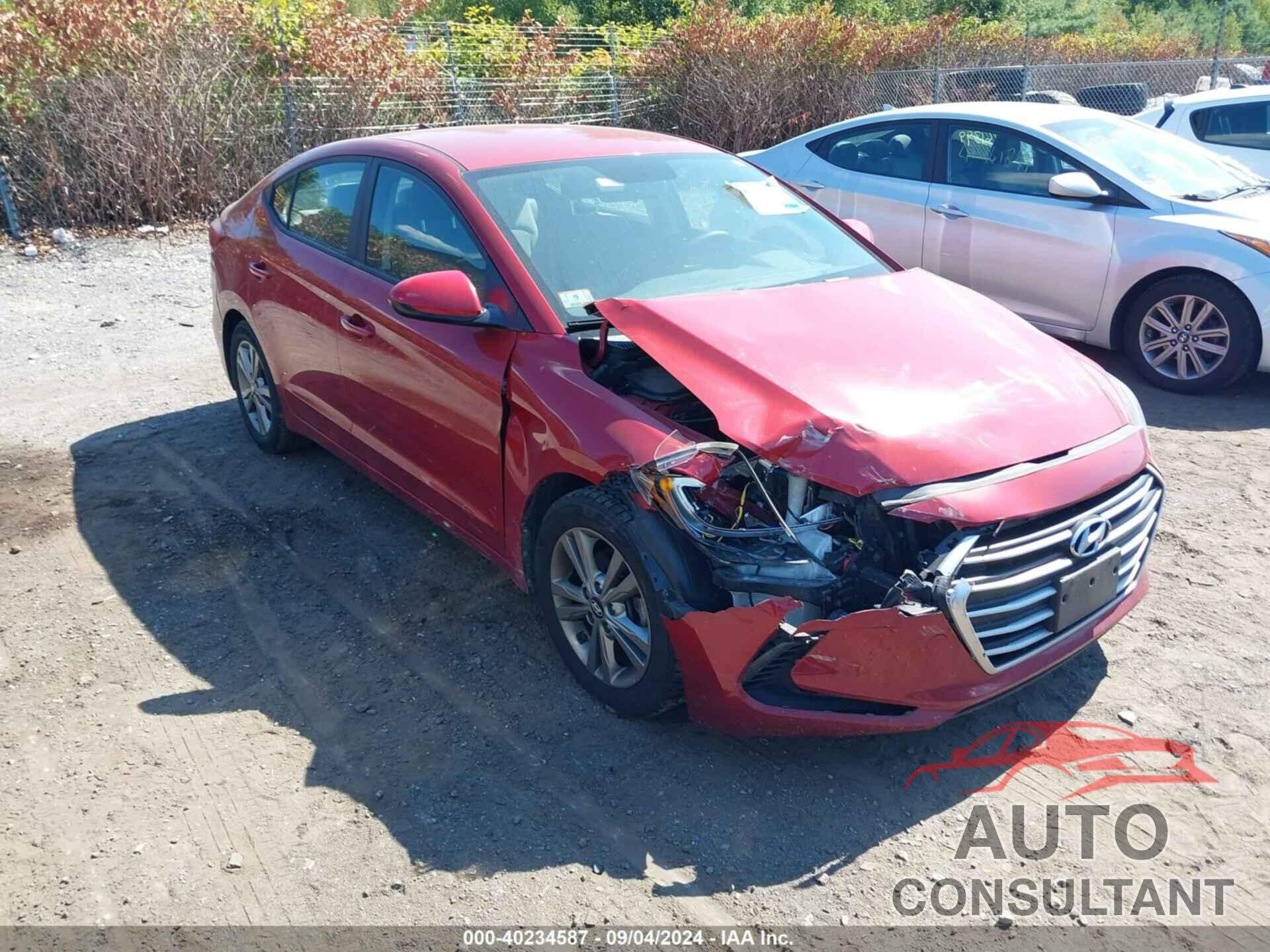 HYUNDAI ELANTRA 2017 - KMHD84LF9HU159519