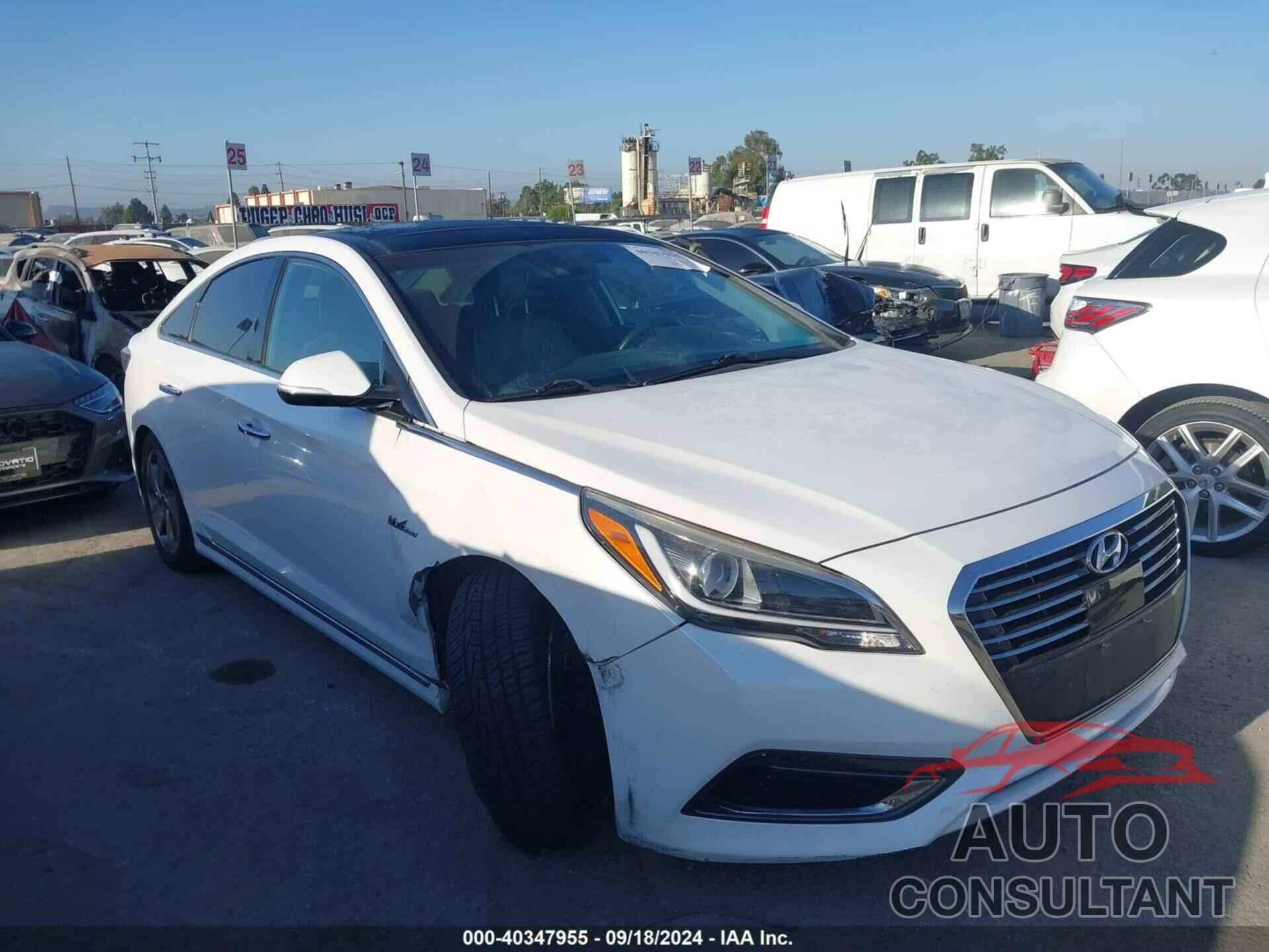 HYUNDAI SONATA HYBRID 2016 - KMHE34L11GA031413