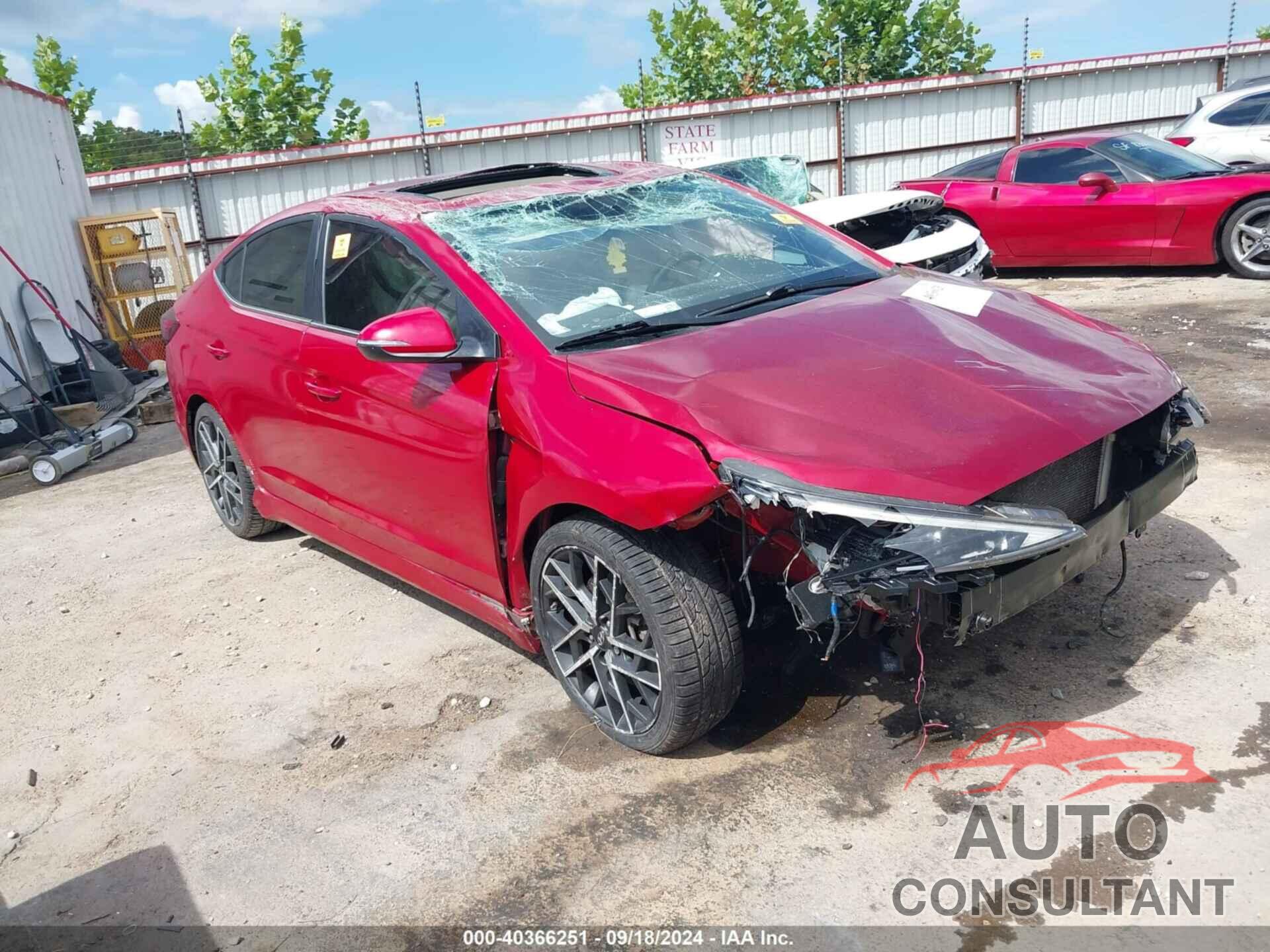 HYUNDAI ELANTRA 2020 - KMHD04LB6LU062601