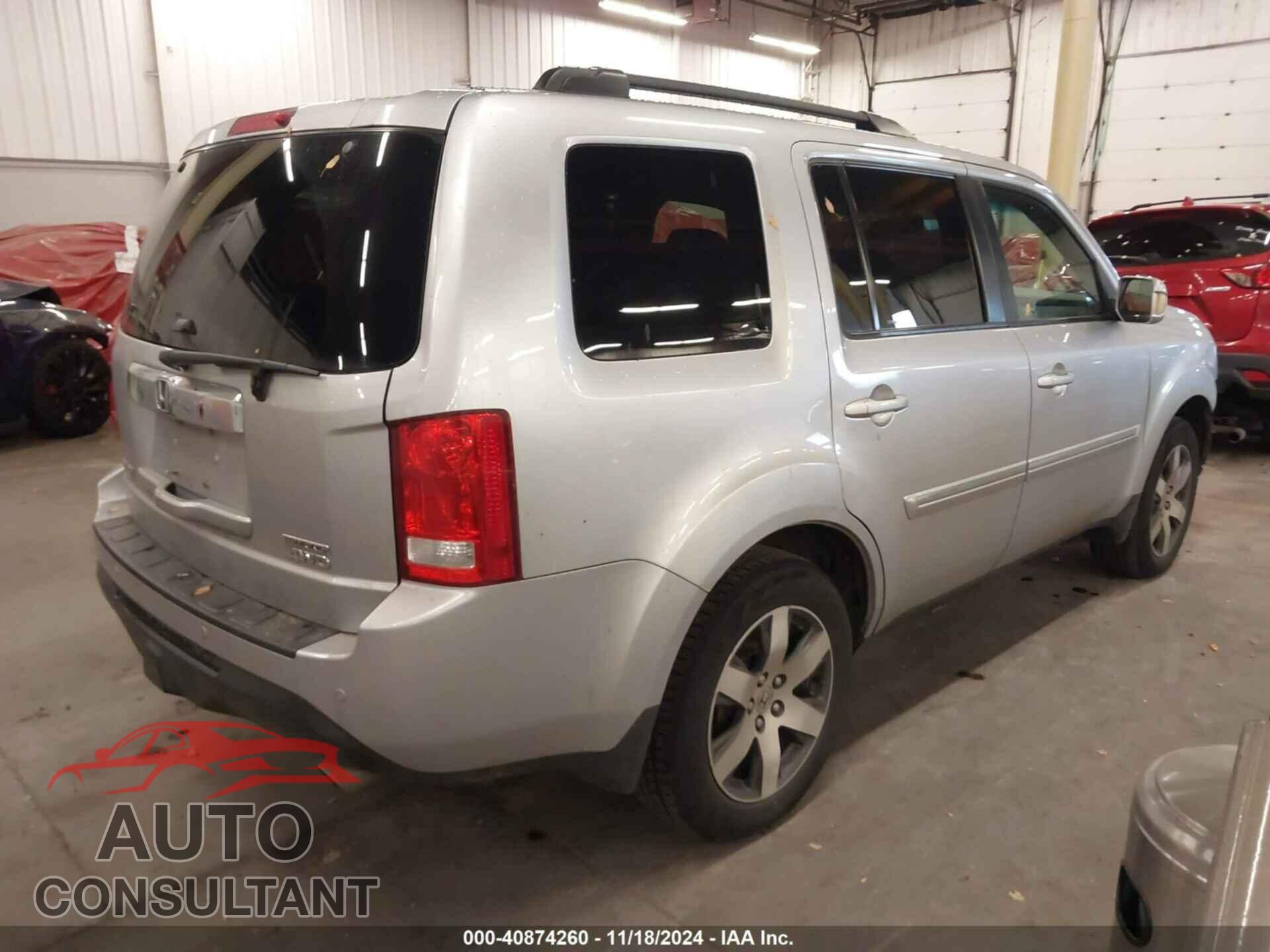 HONDA PILOT 2012 - 5FNYF4H99CB028588