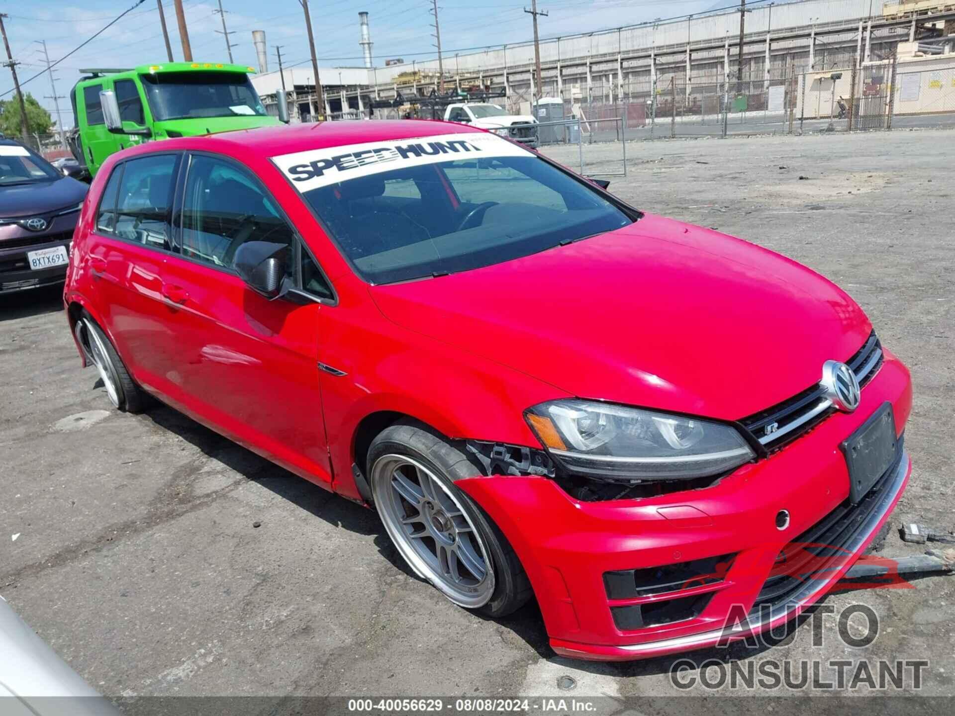 VOLKSWAGEN GOLF R 2016 - WVWLF7AU8GW270266