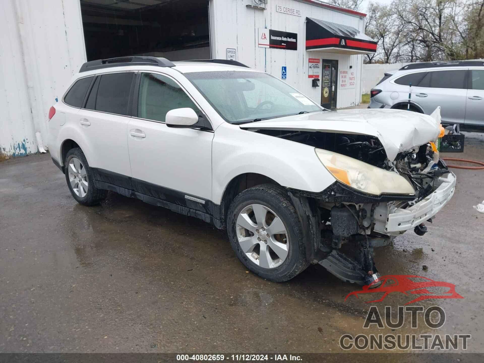 SUBARU OUTBACK 2010 - 4S4BRBJC4A3374366