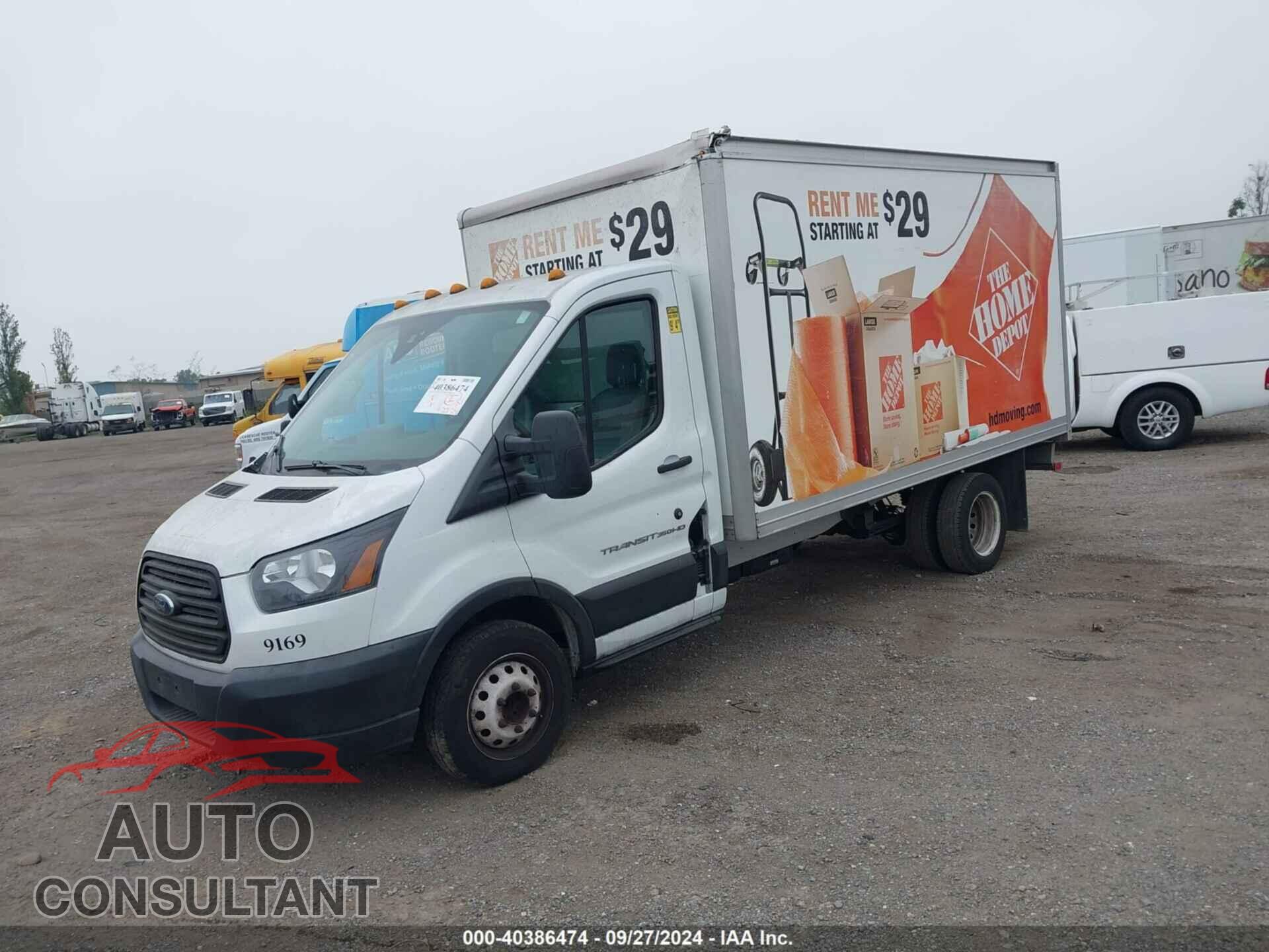 FORD TRANSIT-350 CAB 2019 - 1FDBF8ZM2KKA84014