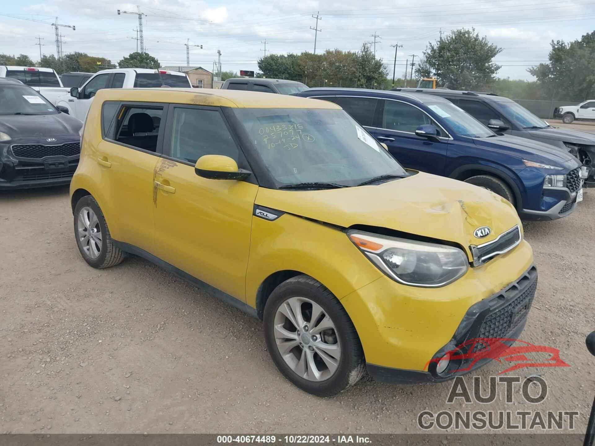 KIA SOUL 2016 - KNDJP3A56G7257077