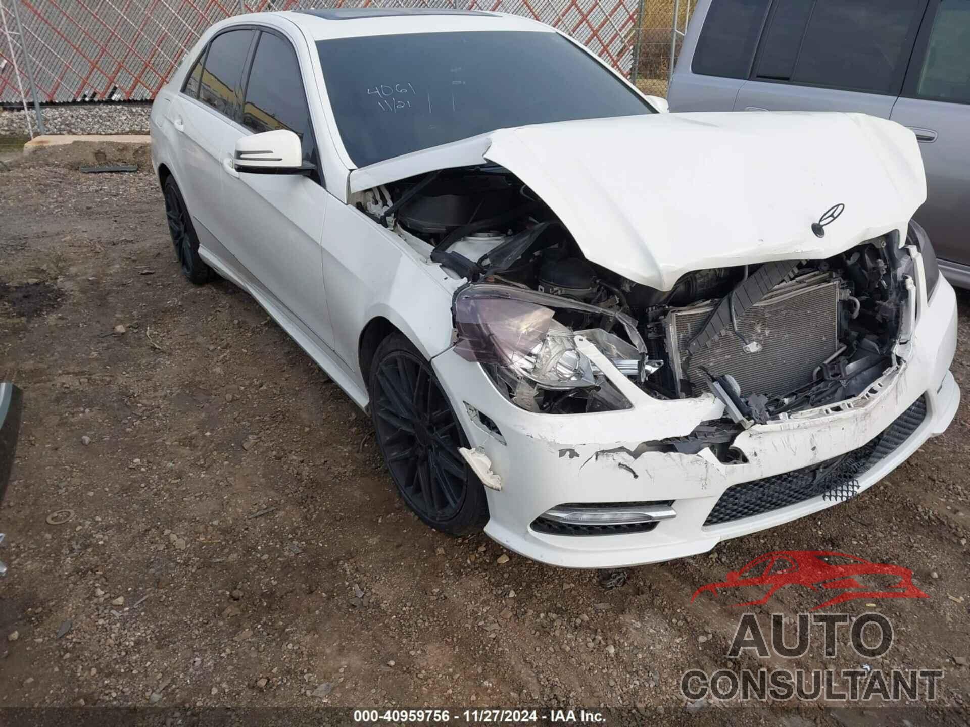 MERCEDES-BENZ E 350 2012 - WDDHF8JB2CA524061
