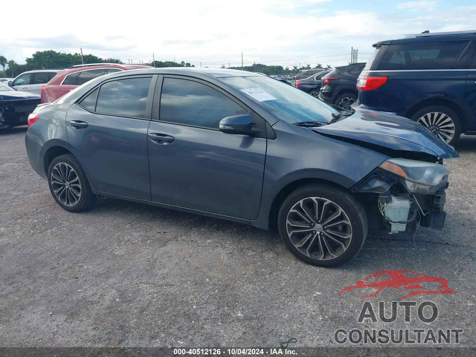 TOYOTA COROLLA 2016 - 5YFBURHE3GP464921