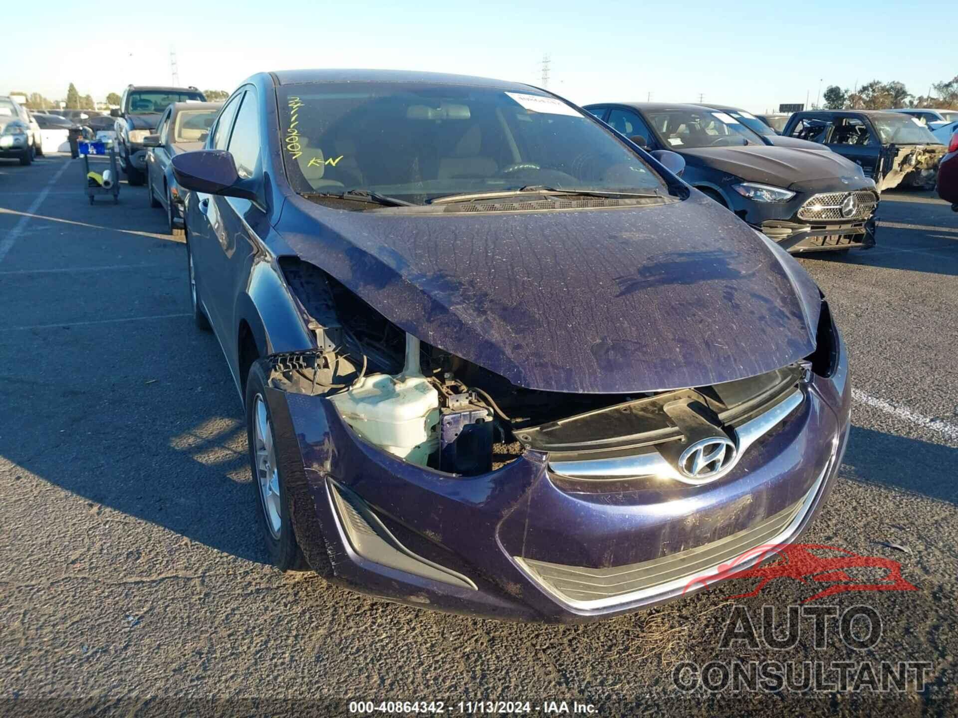 HYUNDAI ELANTRA 2014 - 5NPDH4AE4EH532812