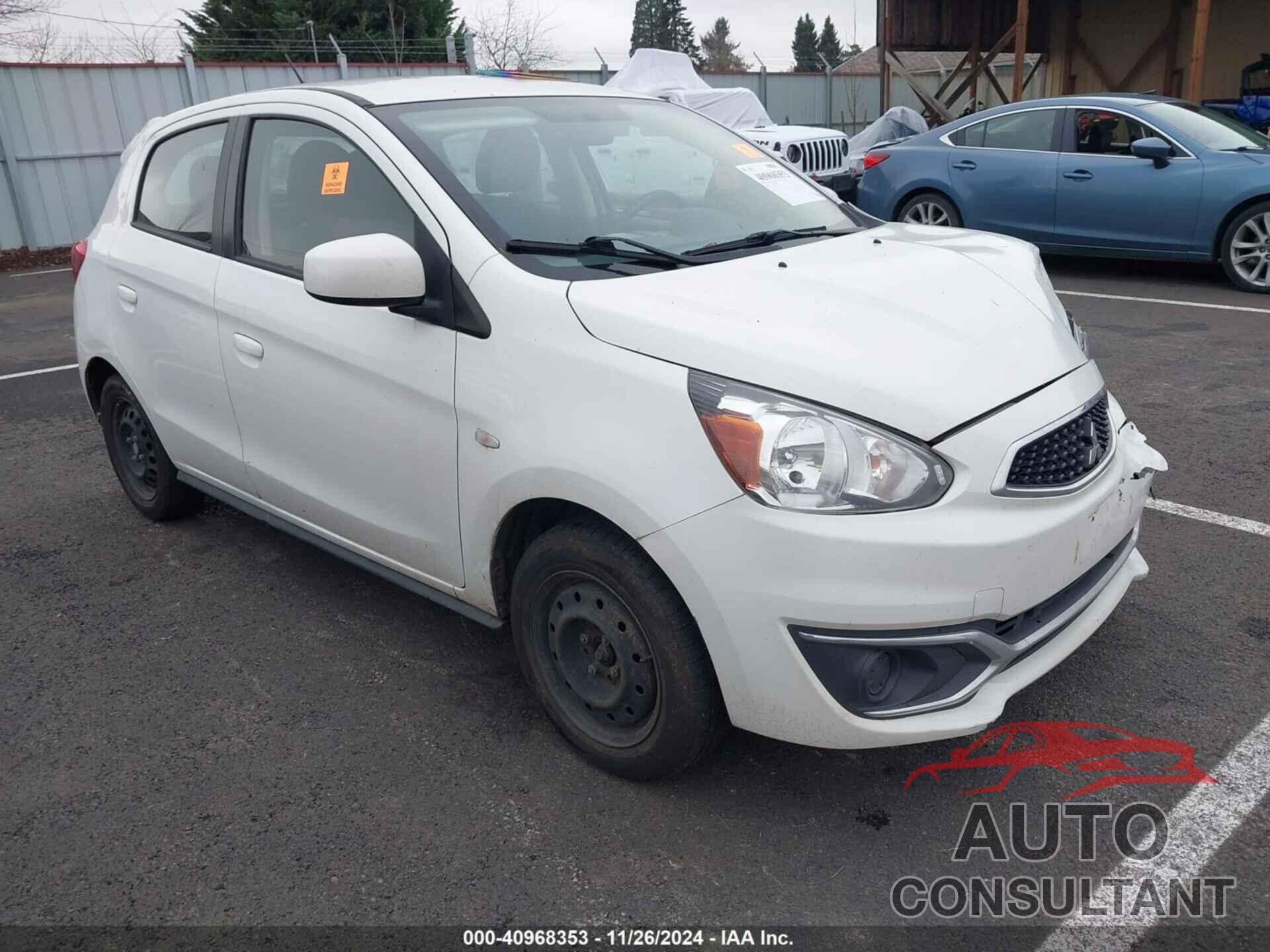 MITSUBISHI MIRAGE 2019 - ML32A3HJ7KH014358