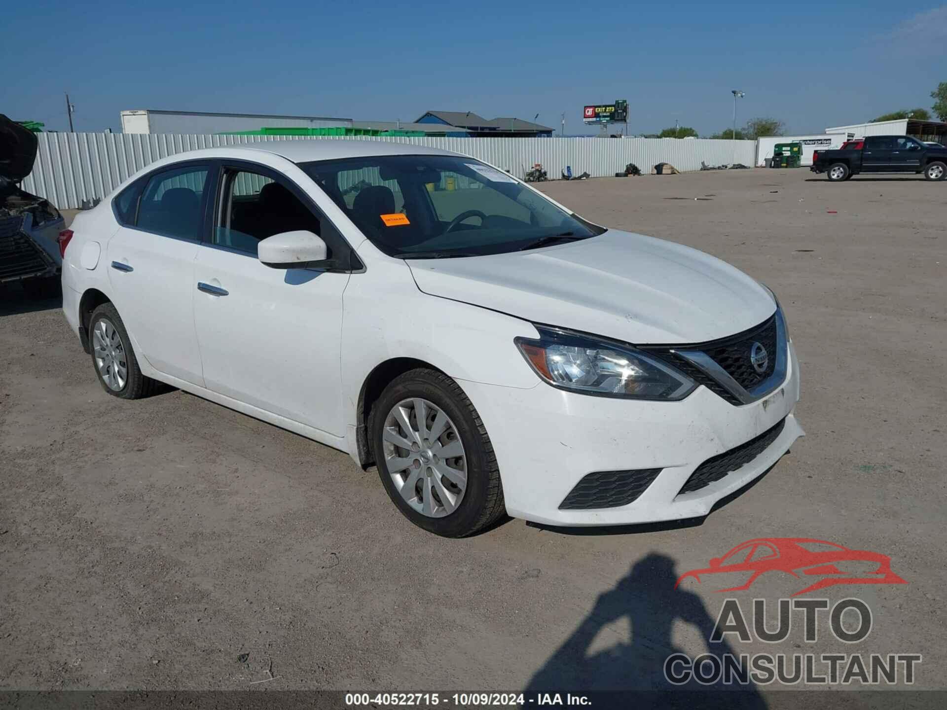 NISSAN SENTRA 2019 - 3N1AB7AP6KY212786