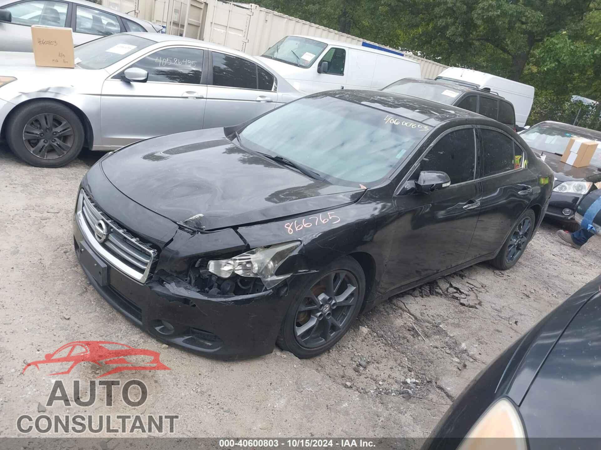 NISSAN MAXIMA 2012 - 1N4AA5AP7CC866765