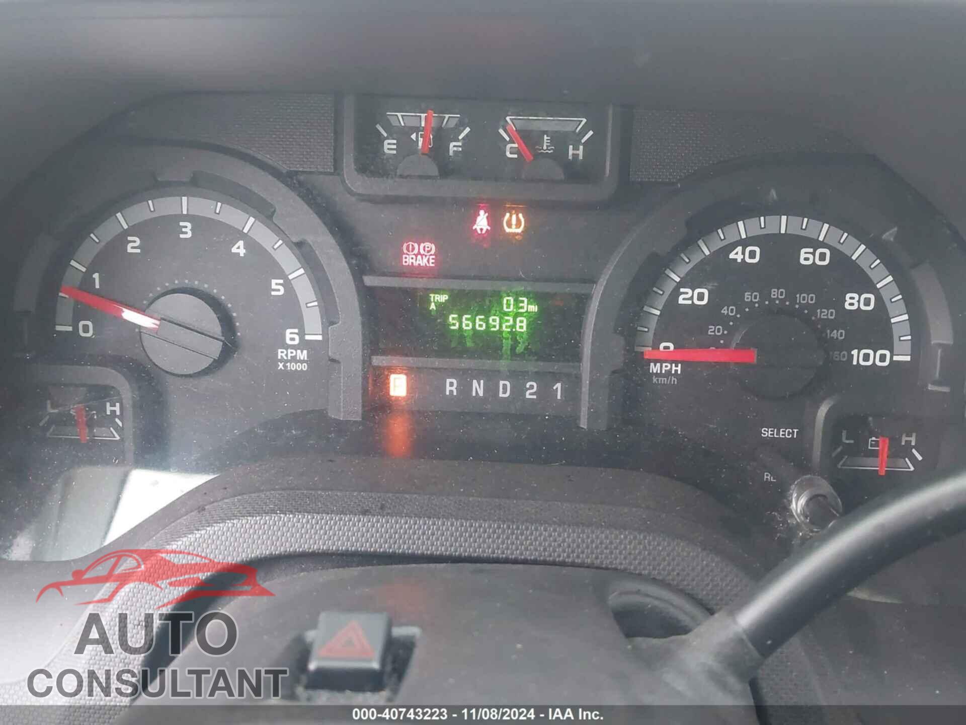 FORD ECONOLINE 2012 - 1FTNS2EW9CDB39730