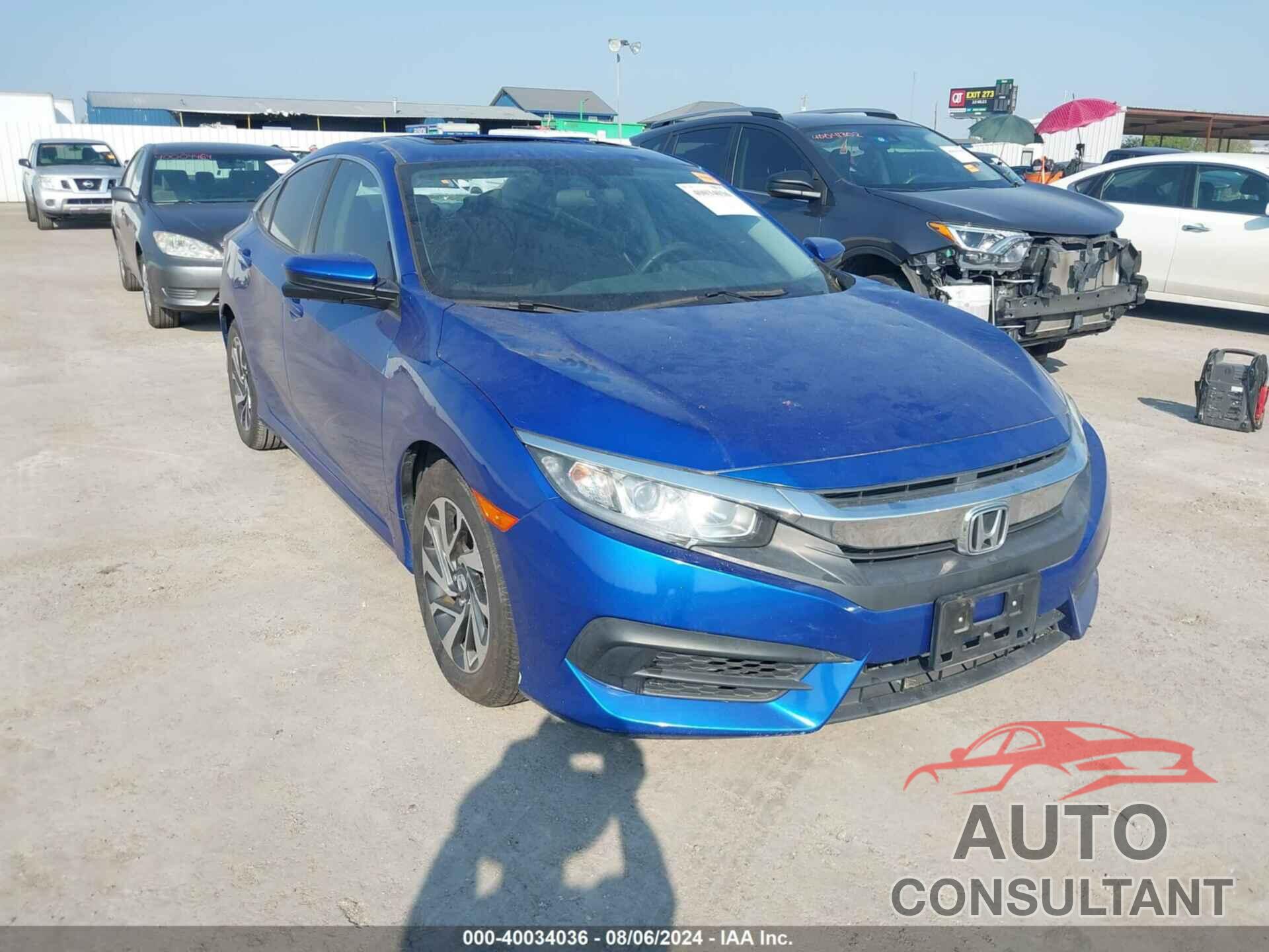 HONDA CIVIC 2018 - 2HGFC2F78JH523945