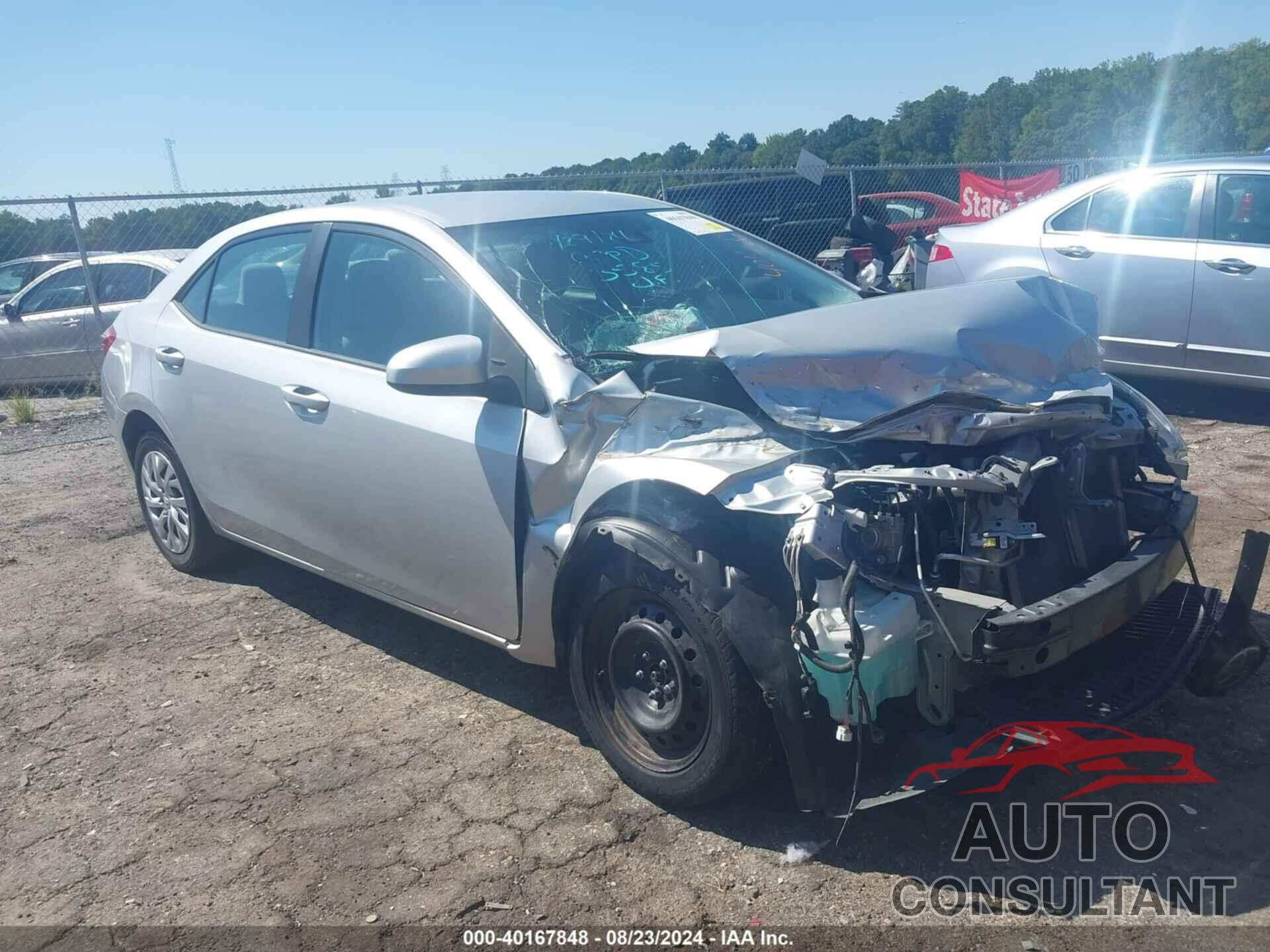 TOYOTA COROLLA 2019 - 5YFBURHE8KP873585