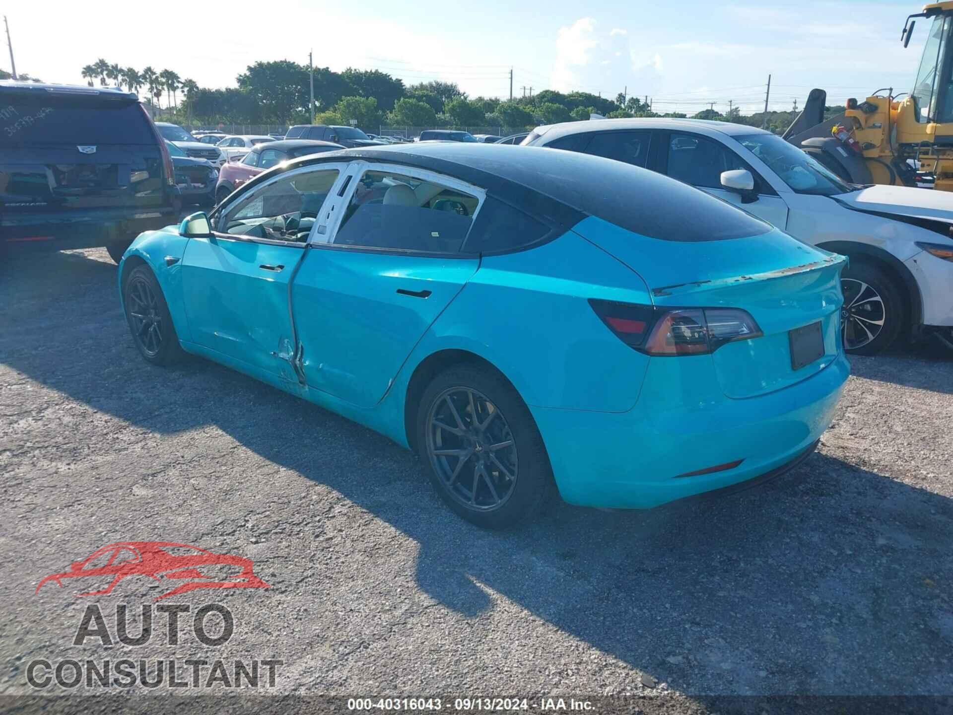TESLA MODEL 3 2019 - 5YJ3E1EA5KF486640