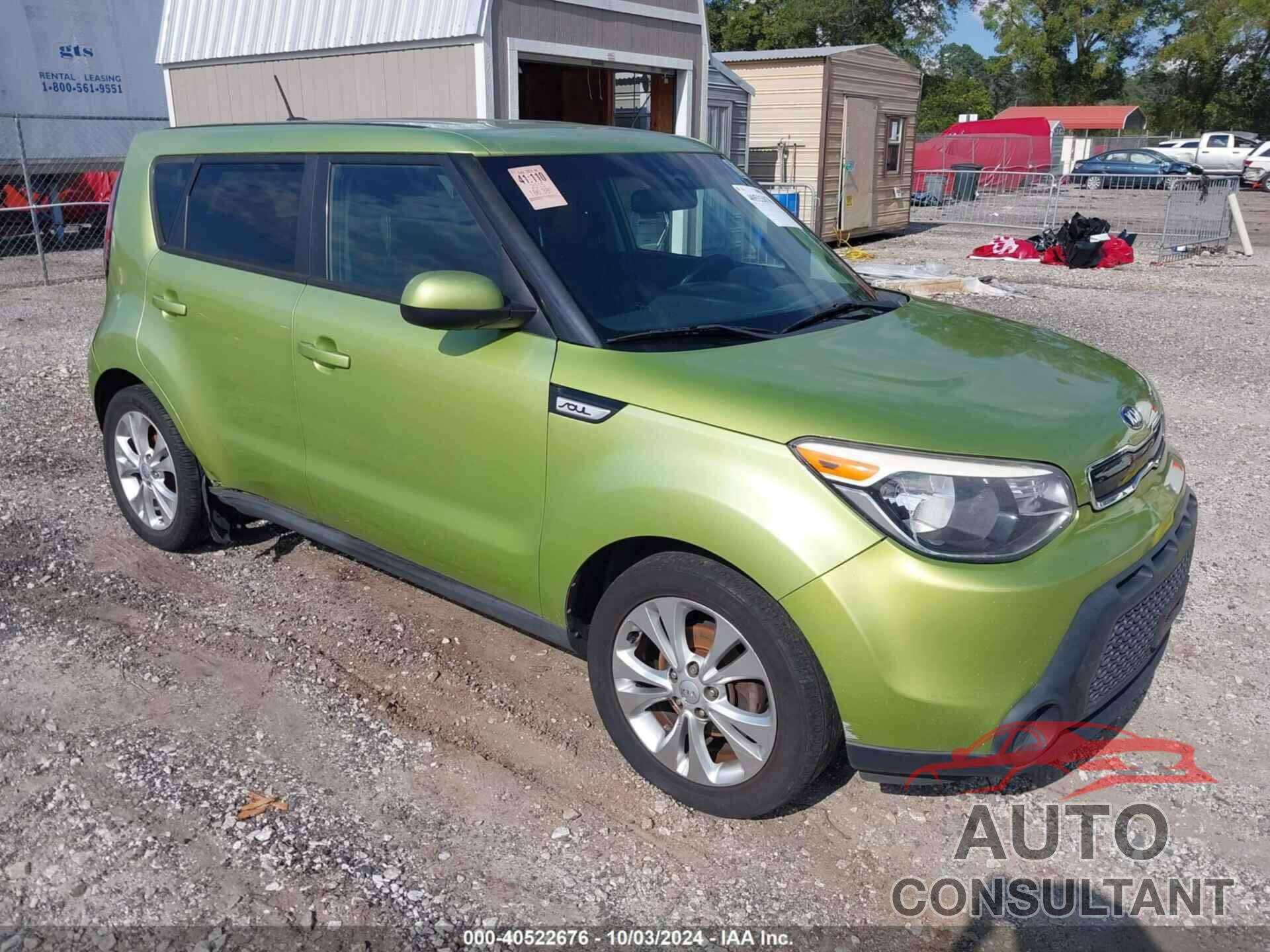 KIA SOUL 2015 - KNDJP3A5XF7754227