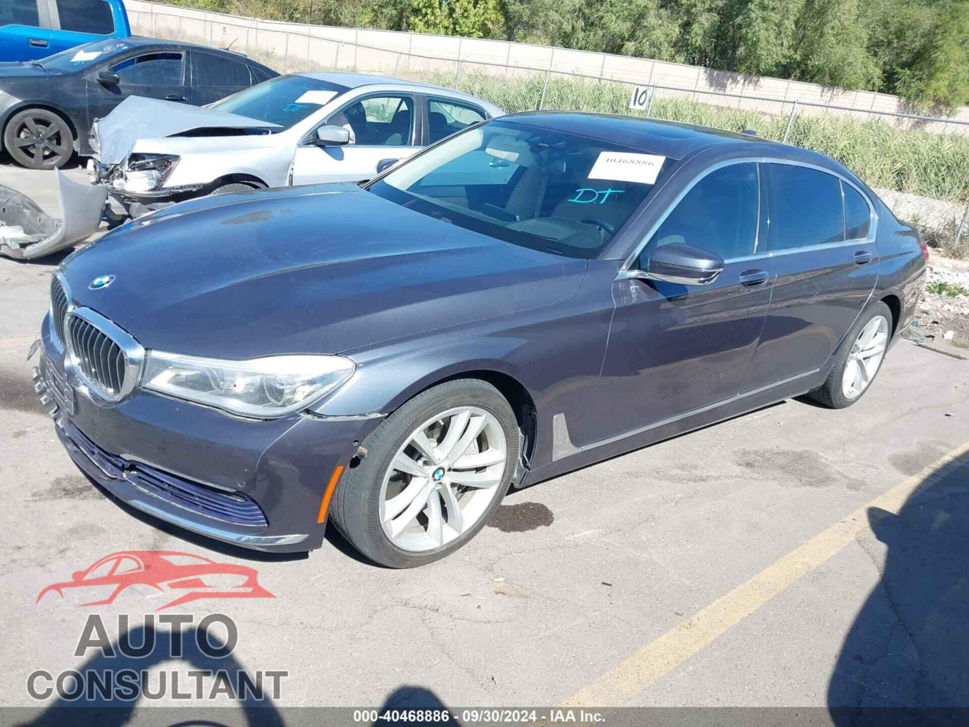 BMW 750I 2016 - WBA7F2C56GG416312
