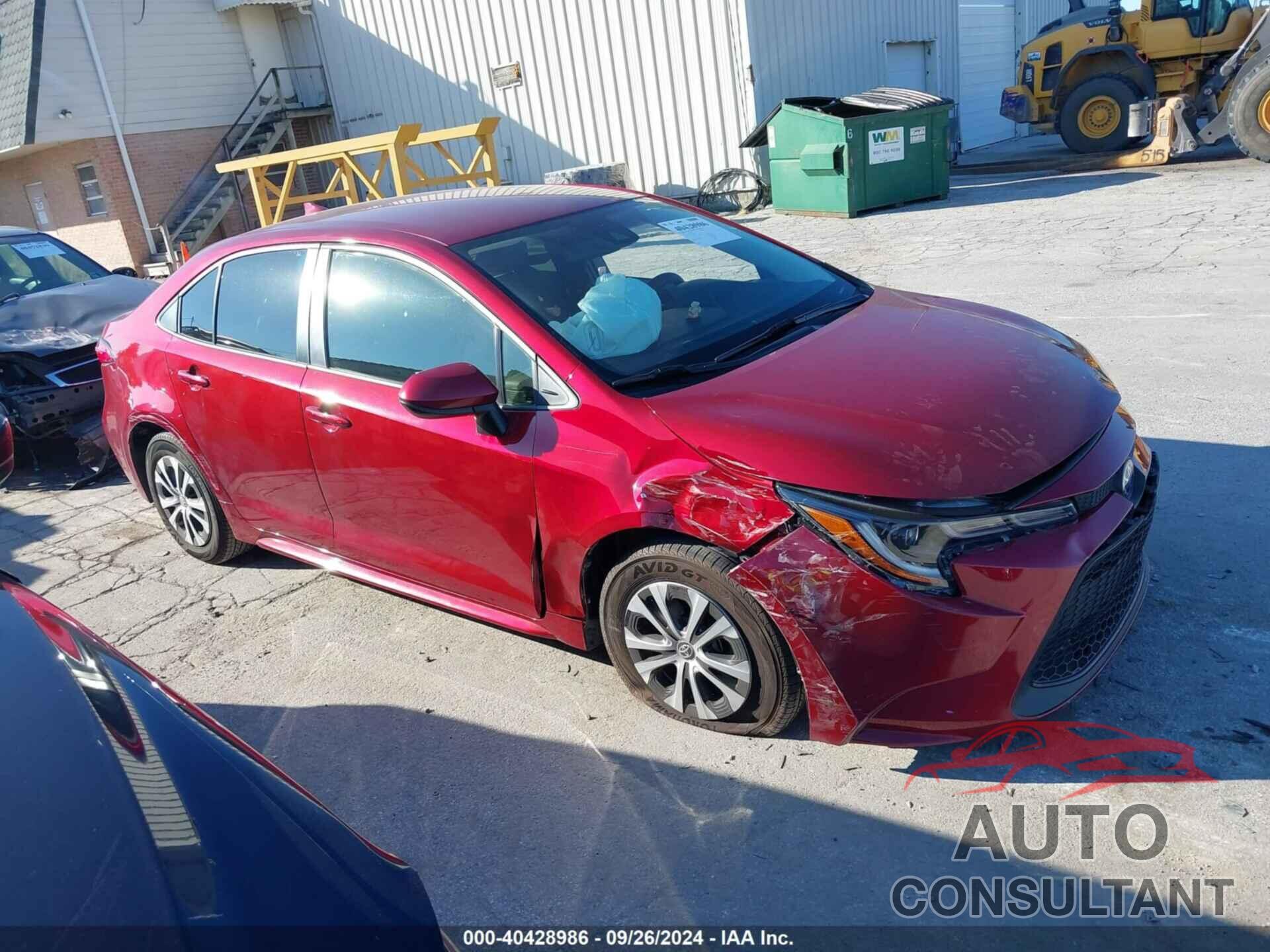 TOYOTA COROLLA 2022 - JTDEAMDE8NJ057967