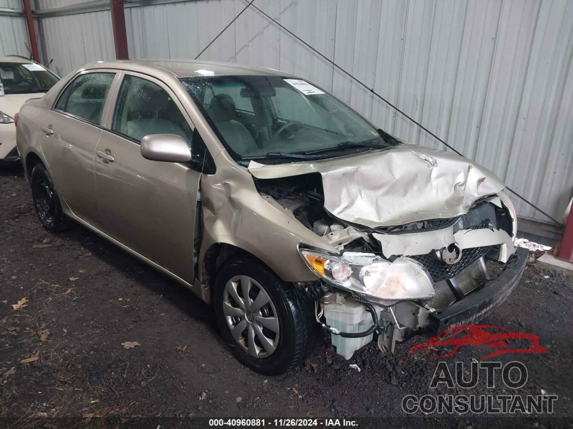 TOYOTA COROLLA 2009 - 2T1BU40EX9C136025
