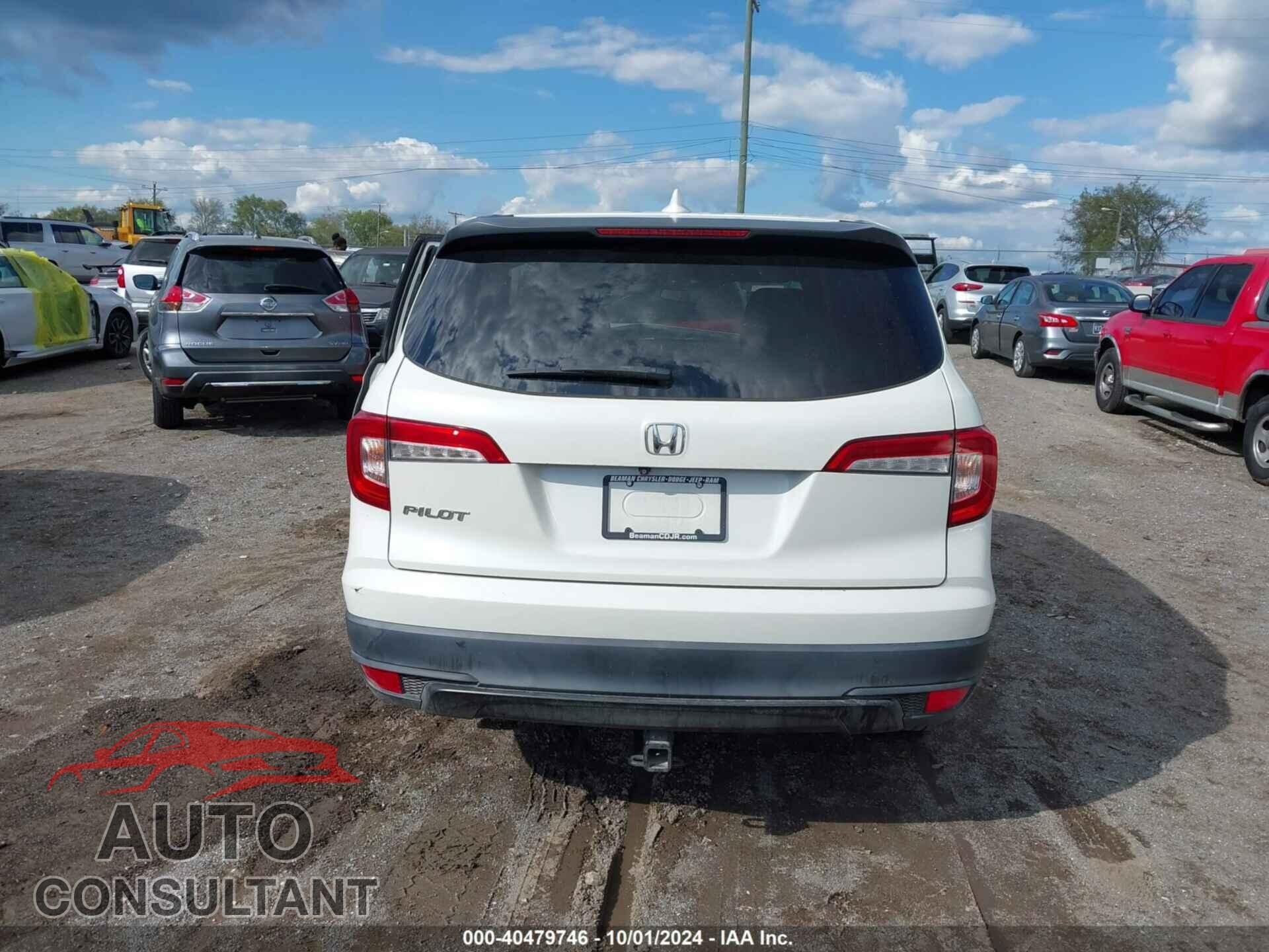 HONDA PILOT 2019 - 5FNYF5H16KB013674