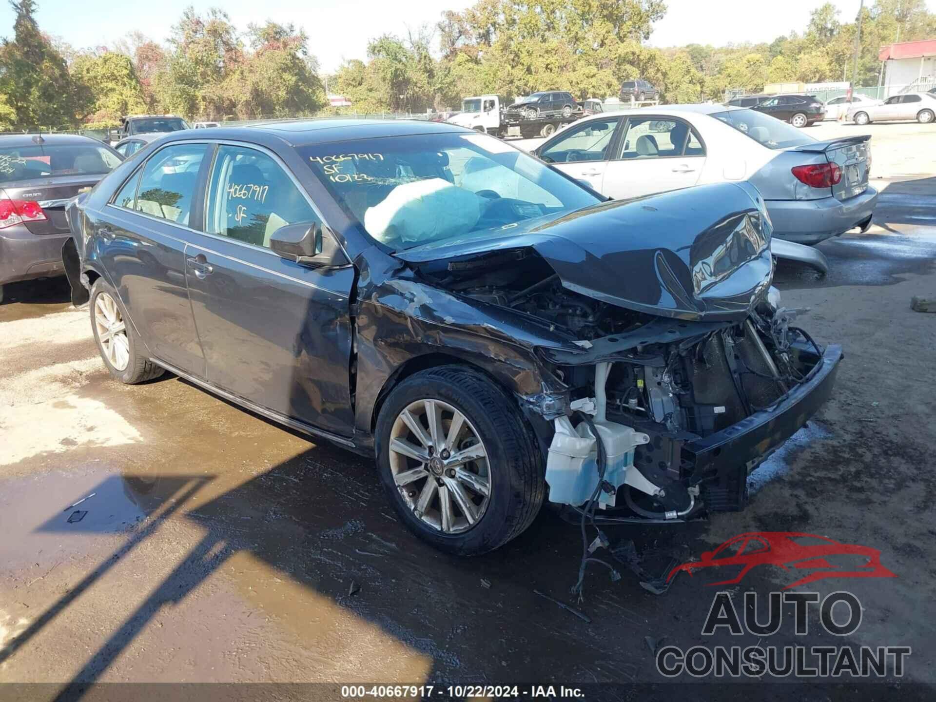 TOYOTA CAMRY 2012 - 4T4BF1FK9CR229927