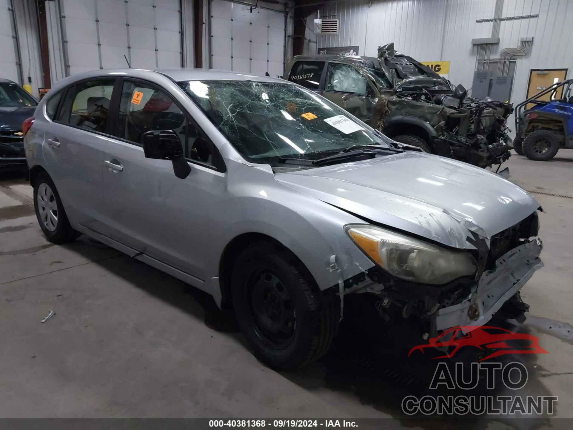 SUBARU IMPREZA 2012 - JF1GPAA63CH231358