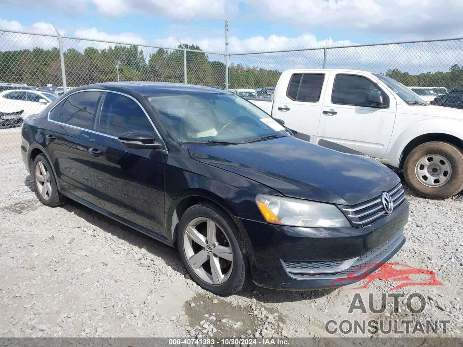 VOLKSWAGEN PASSAT 2012 - 1VWBH7A36CC066622