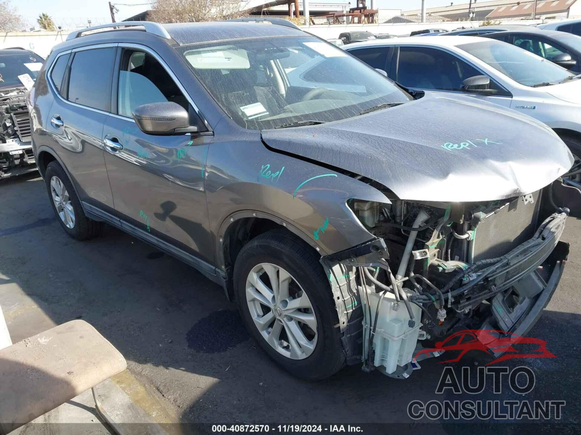 NISSAN ROGUE 2016 - 5N1AT2MN5GC865872