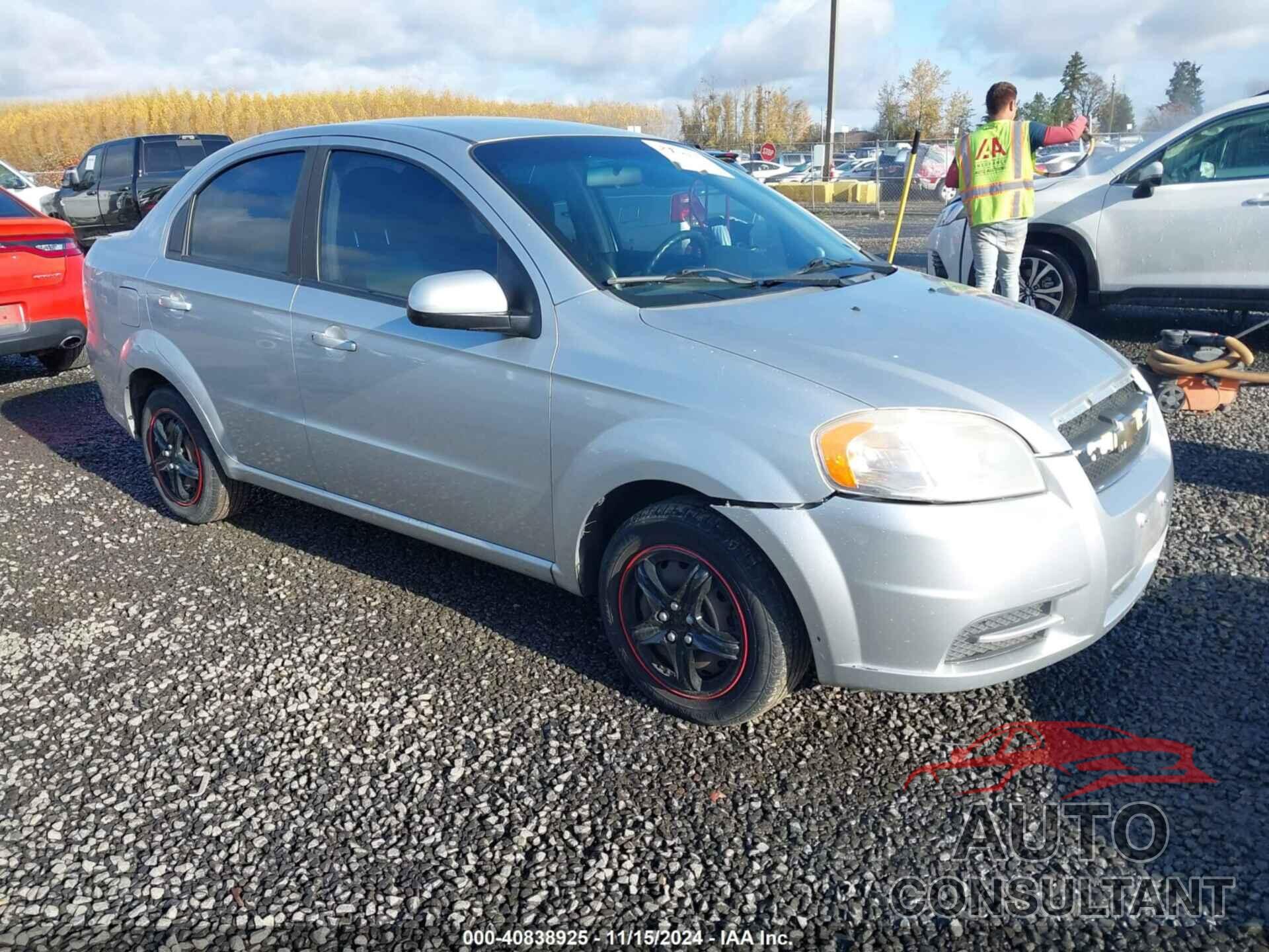 CHEVROLET AVEO 2011 - KL1TD5DE9BB124464