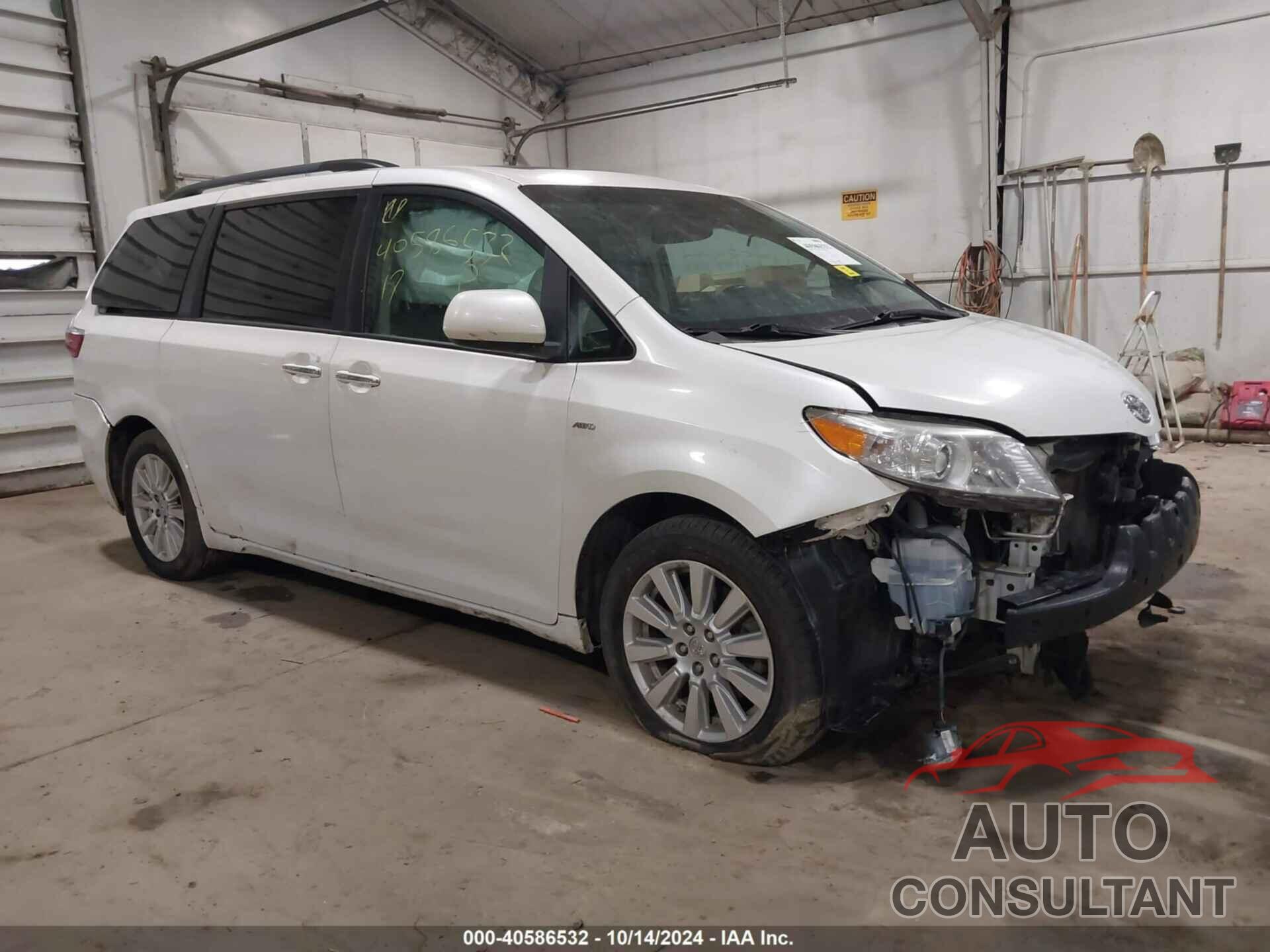 TOYOTA SIENNA 2017 - 5TDDZ3DC9HS170704