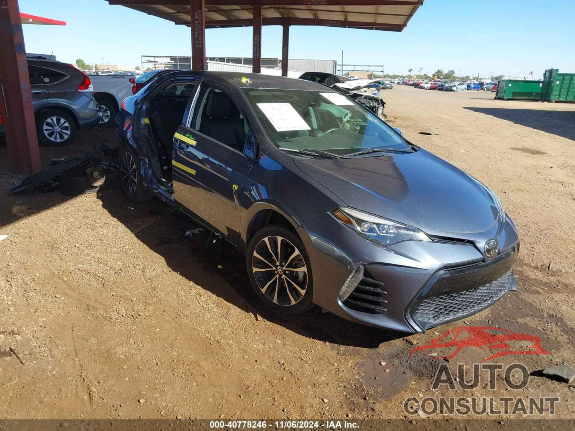 TOYOTA COROLLA 2018 - 2T1BURHEXJC972052