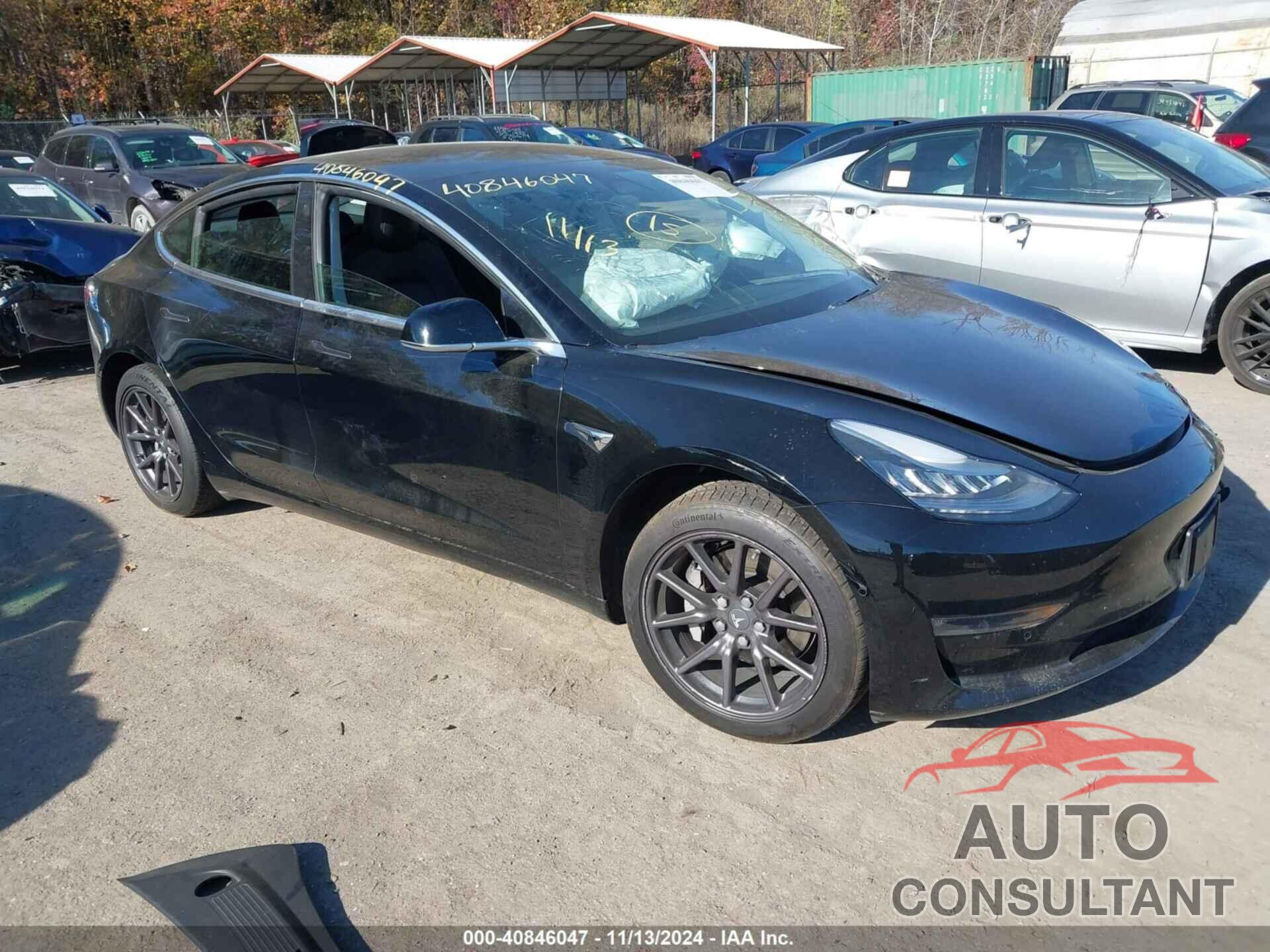 TESLA MODEL 3 2019 - 5YJ3E1EB6KF209312