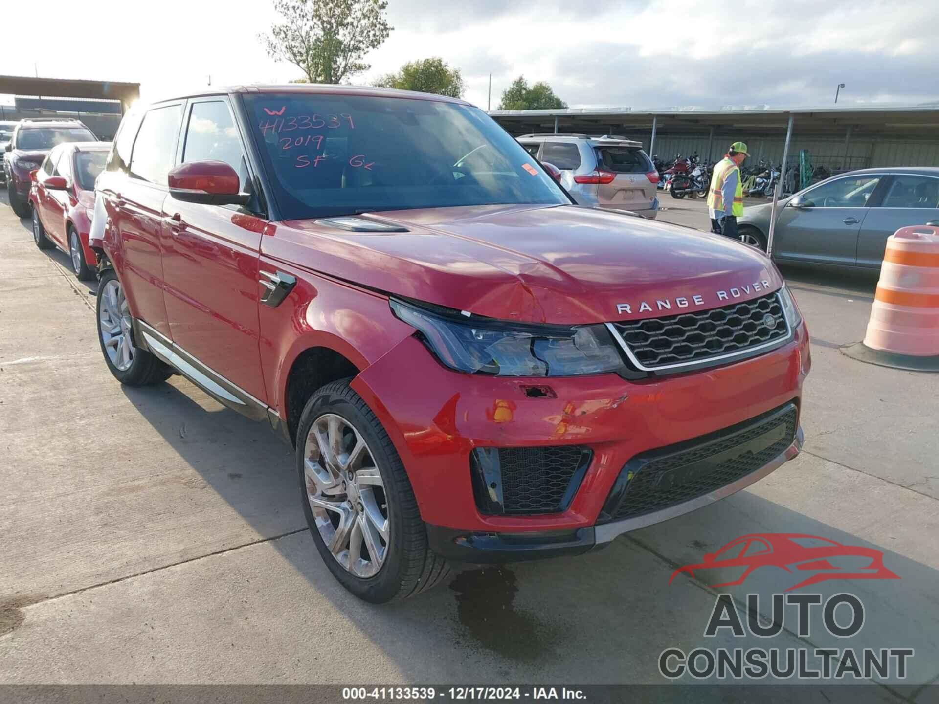 LAND ROVER RANGE ROVER SPORT 2019 - SALWR2RV4KA845143