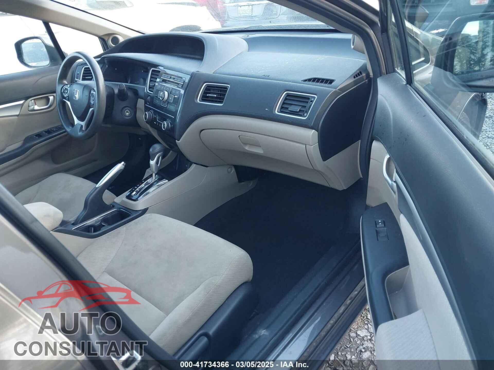 HONDA CIVIC 2013 - 19XFB2F84DE233776