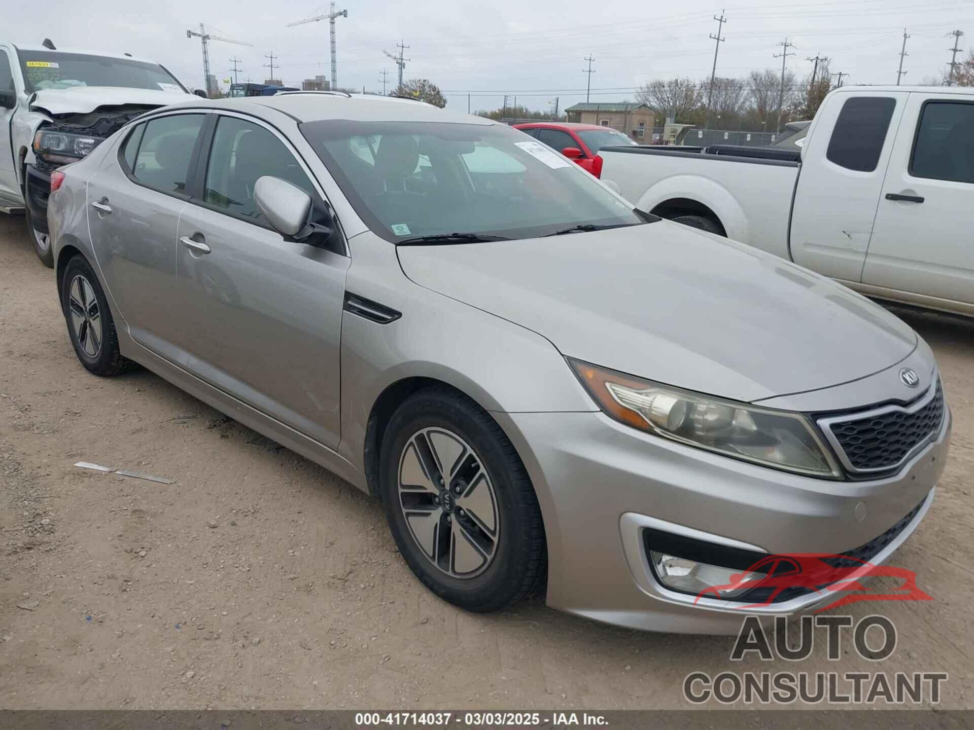 KIA OPTIMA HYBRID 2012 - KNAGM4AD2C5009878
