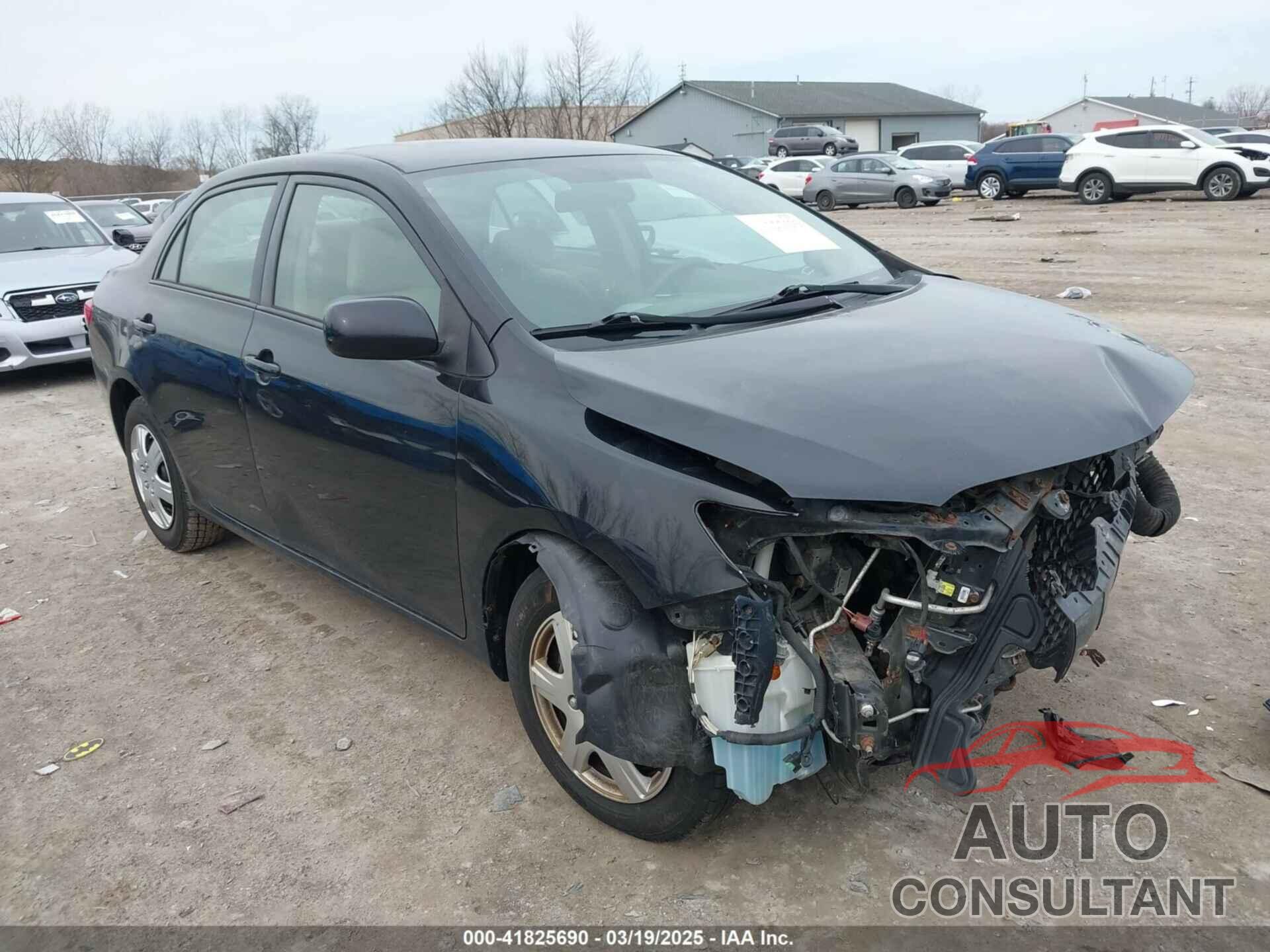 TOYOTA COROLLA 2009 - 2T1BU40E09C129259