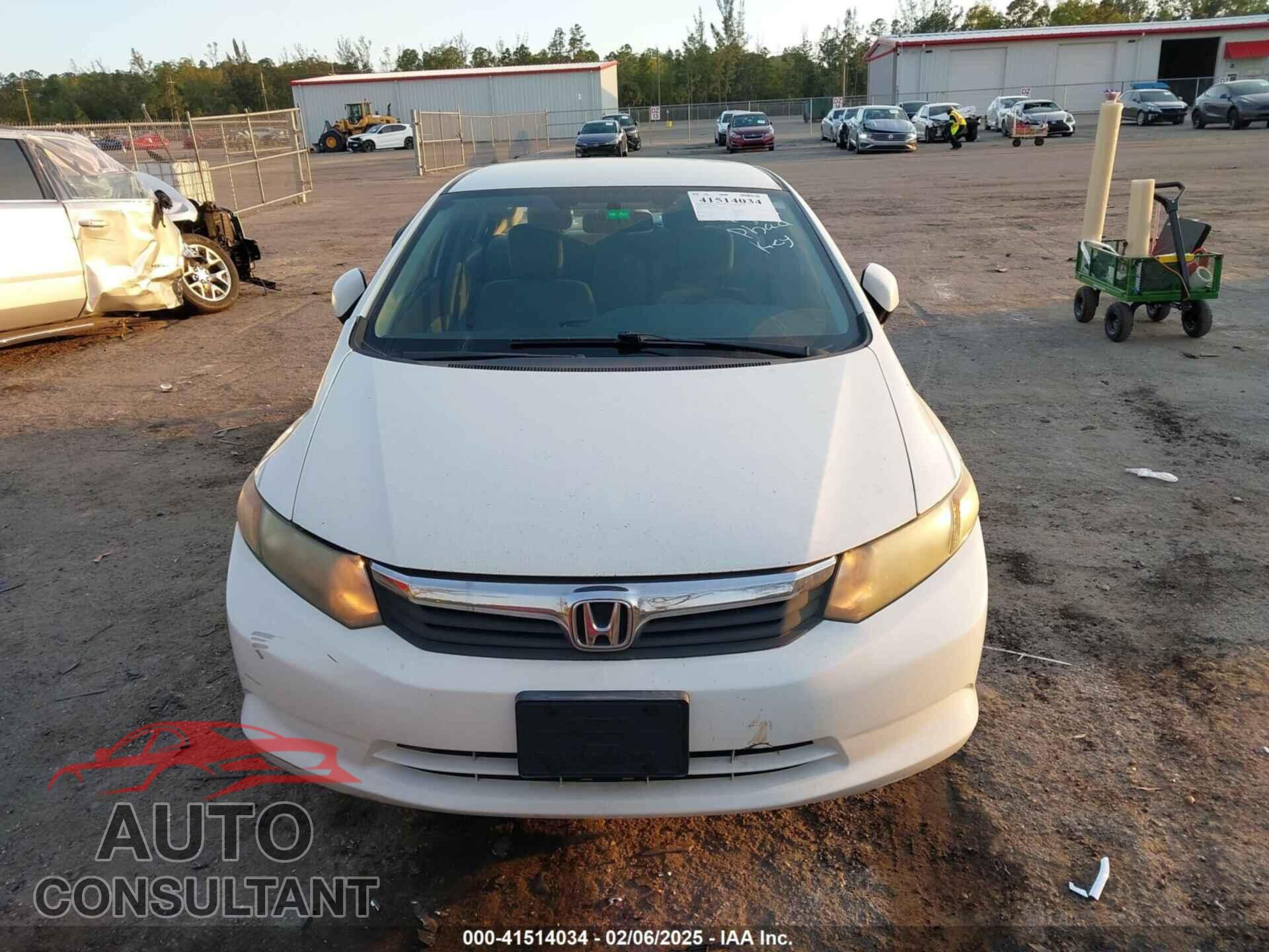 HONDA CIVIC 2012 - 2HGFB2F60CH521605