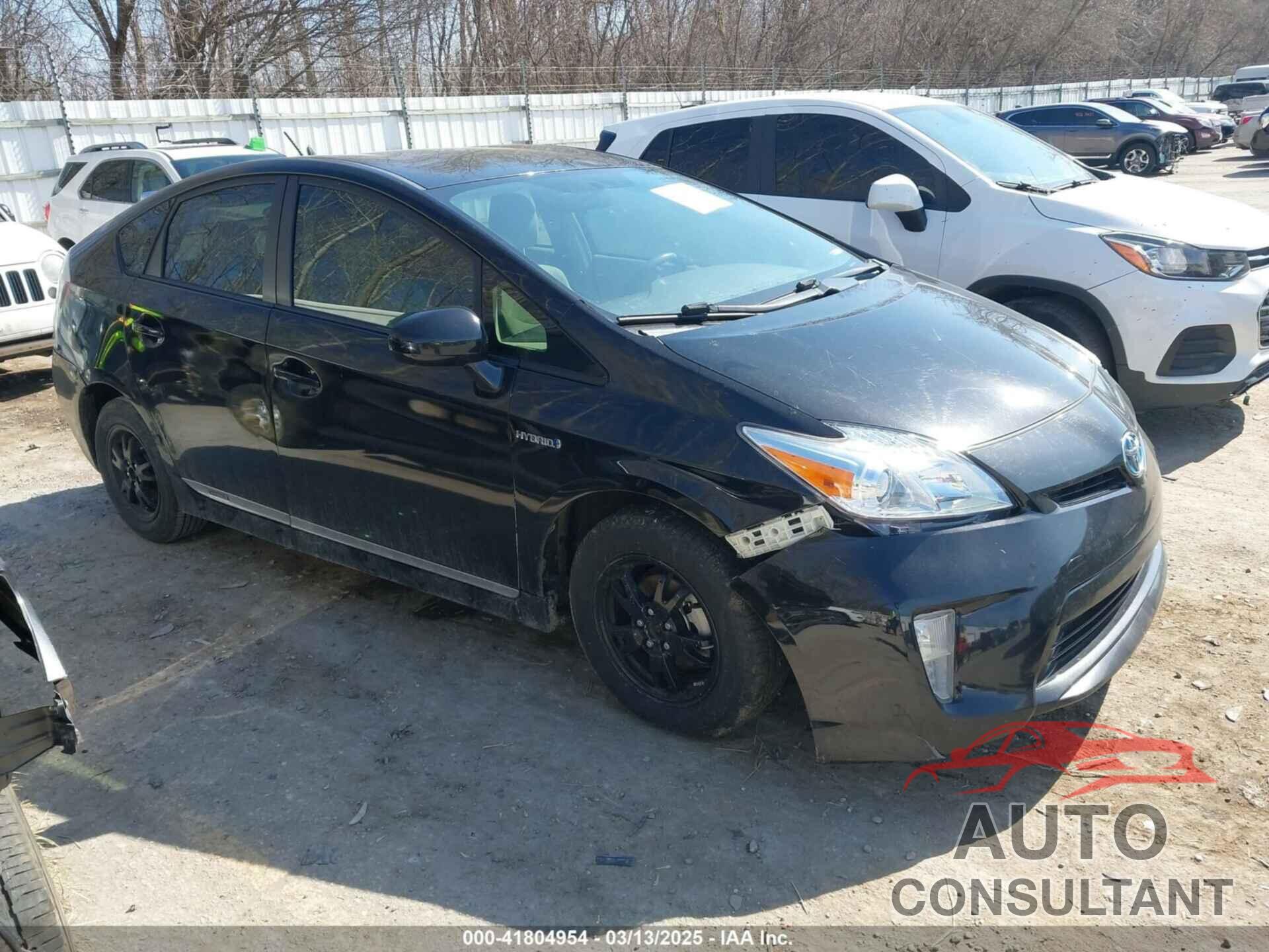 TOYOTA PRIUS 2013 - JTDKN3DU8D5627594