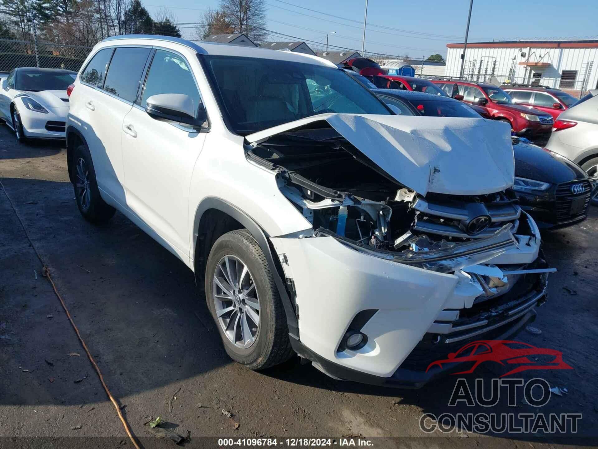 TOYOTA HIGHLANDER 2017 - 5TDKZRFH6HS509728