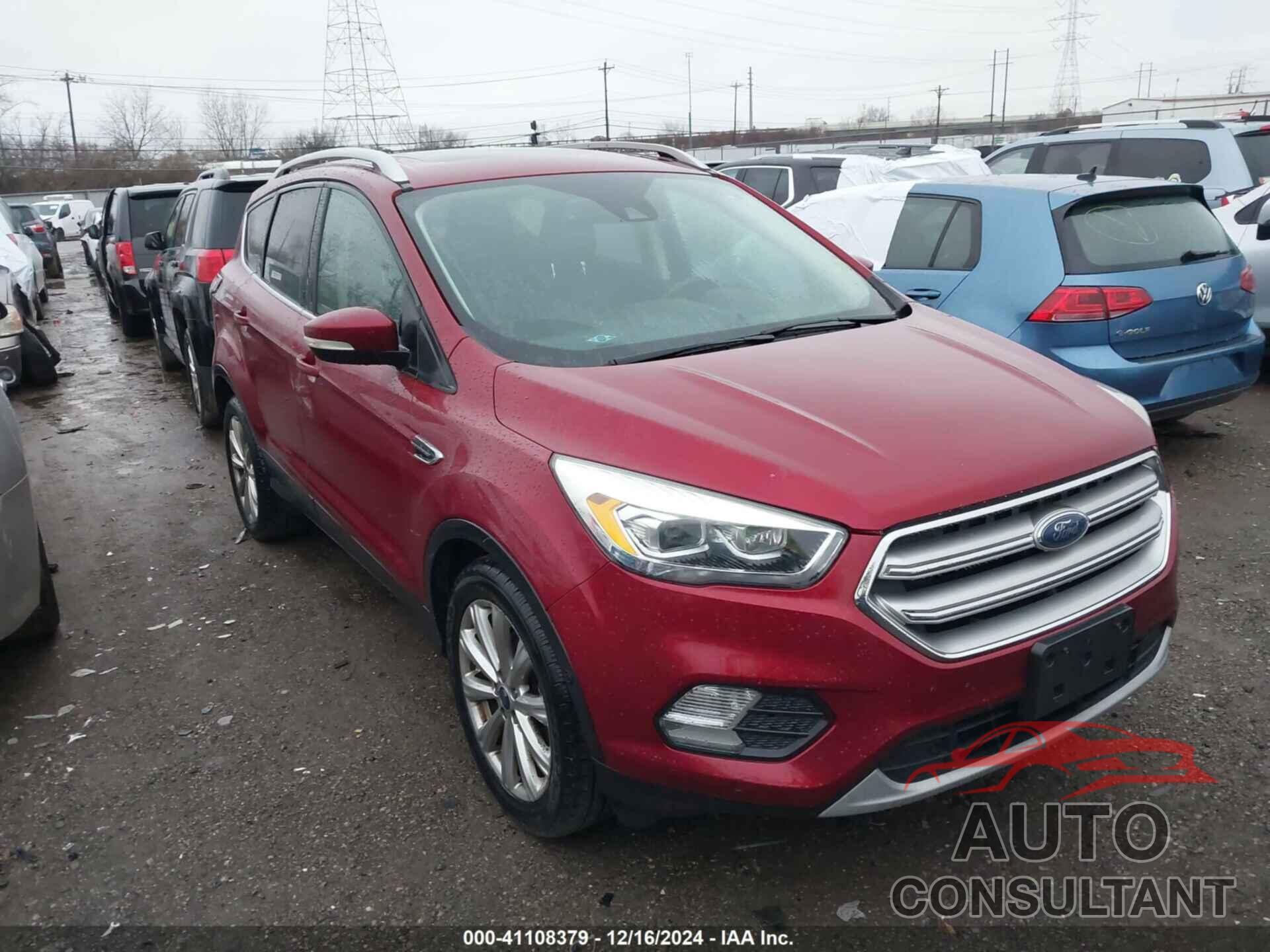 FORD ESCAPE 2017 - 1FMCU0JD7HUD07233