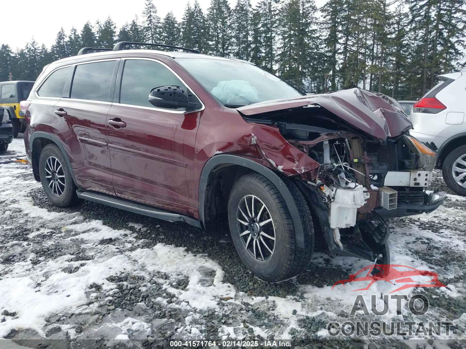TOYOTA HIGHLANDER 2015 - 5TDDKRFH8FS172716