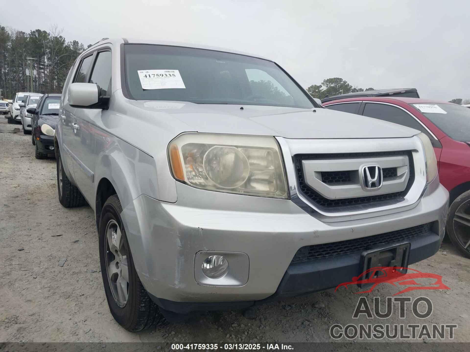 HONDA PILOT 2010 - 5FNYF3H41AB009318