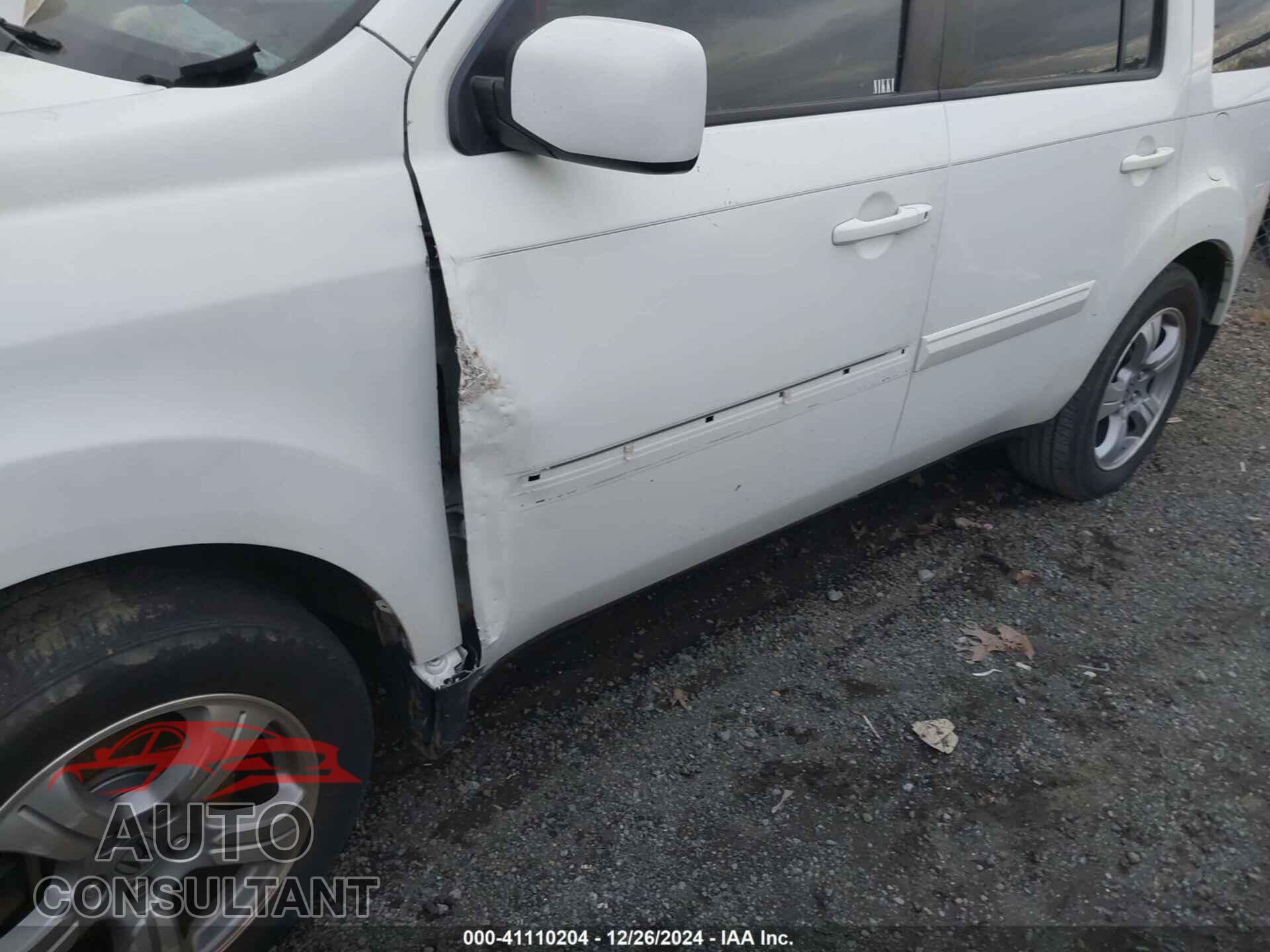 HONDA PILOT 2013 - 5FNYF3H50DB012014