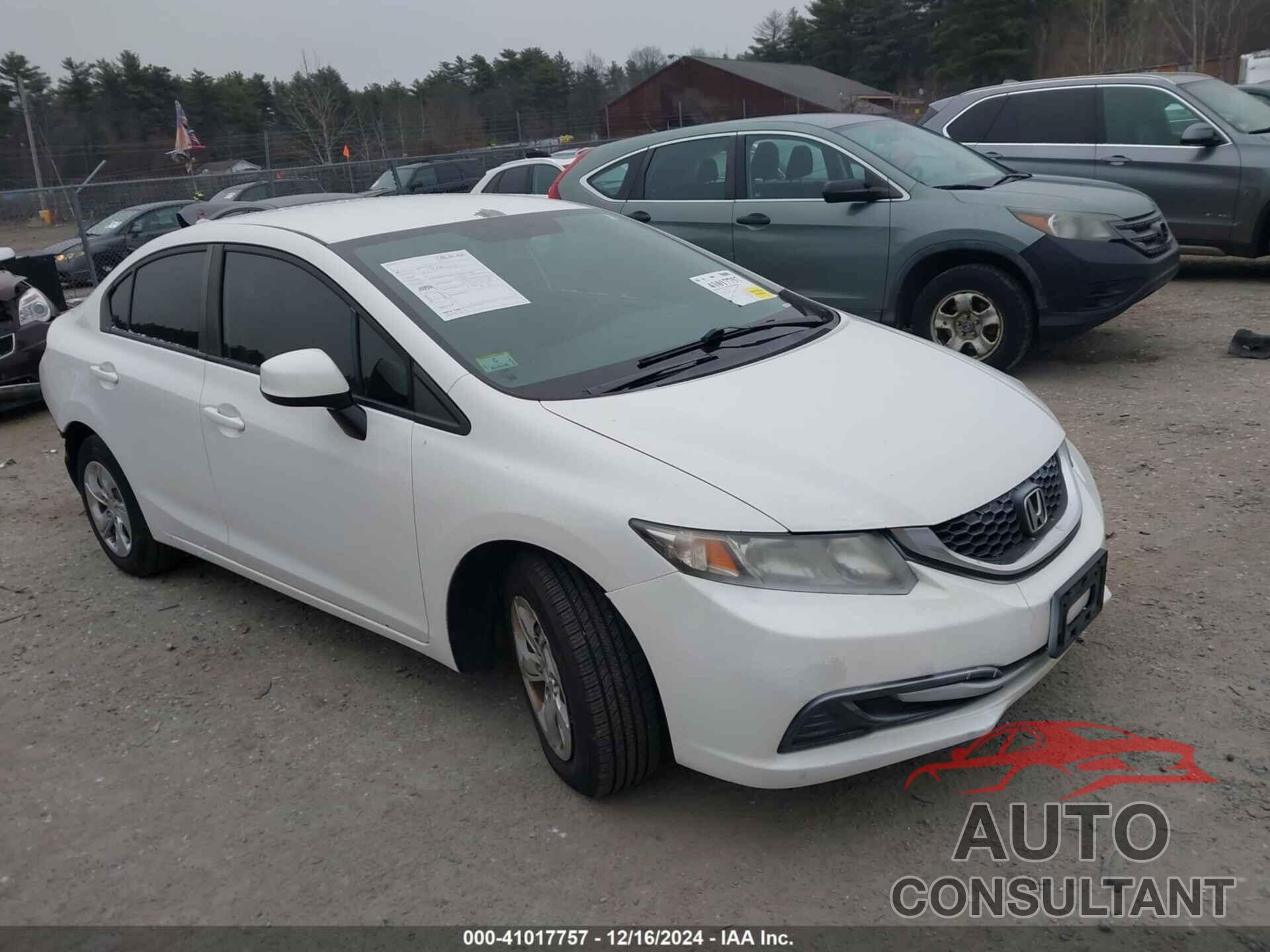 HONDA CIVIC 2013 - 2HGFB2F51DH579862