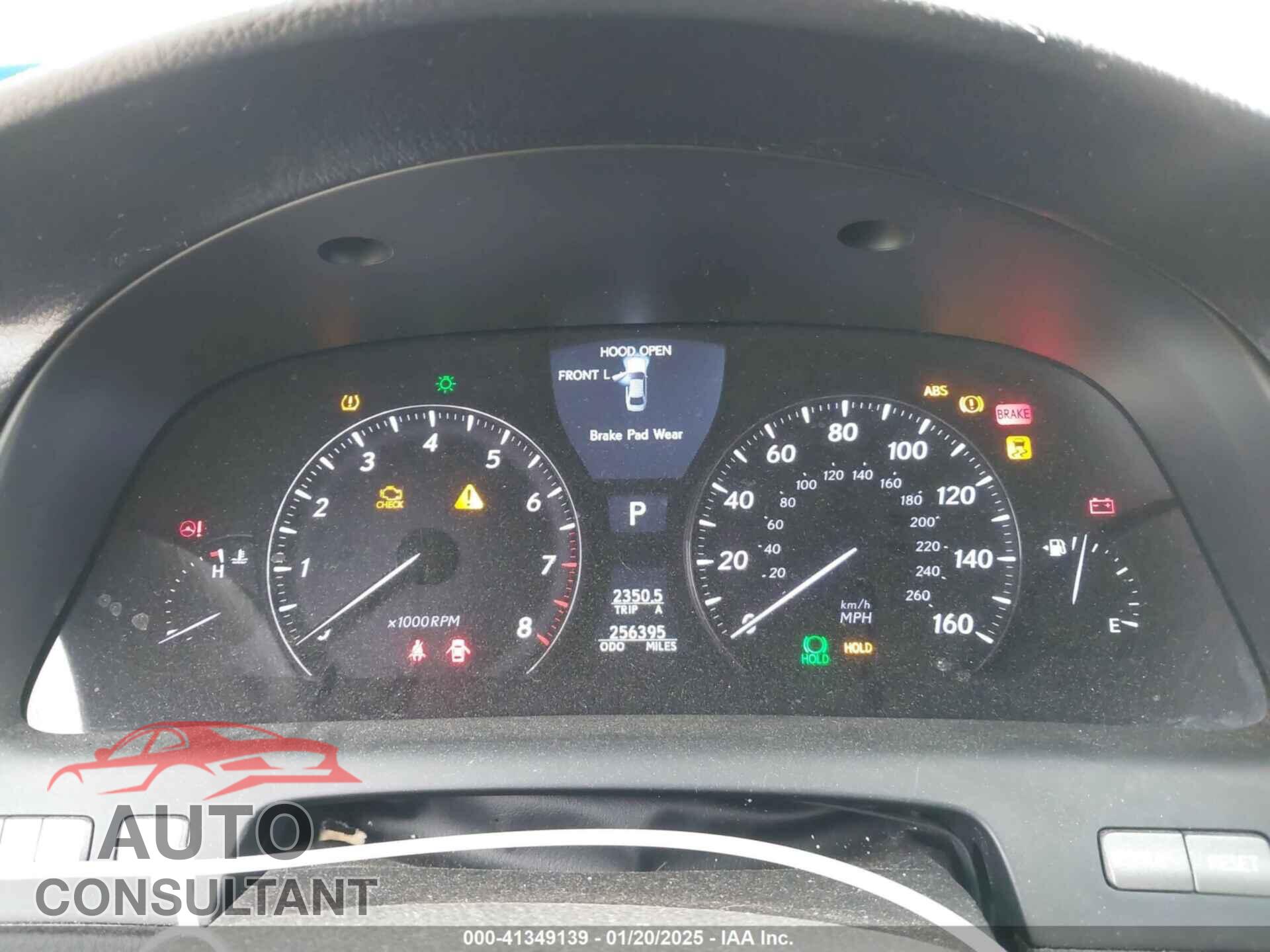 LEXUS LS 460 2010 - JTHGL5EF2A5039224