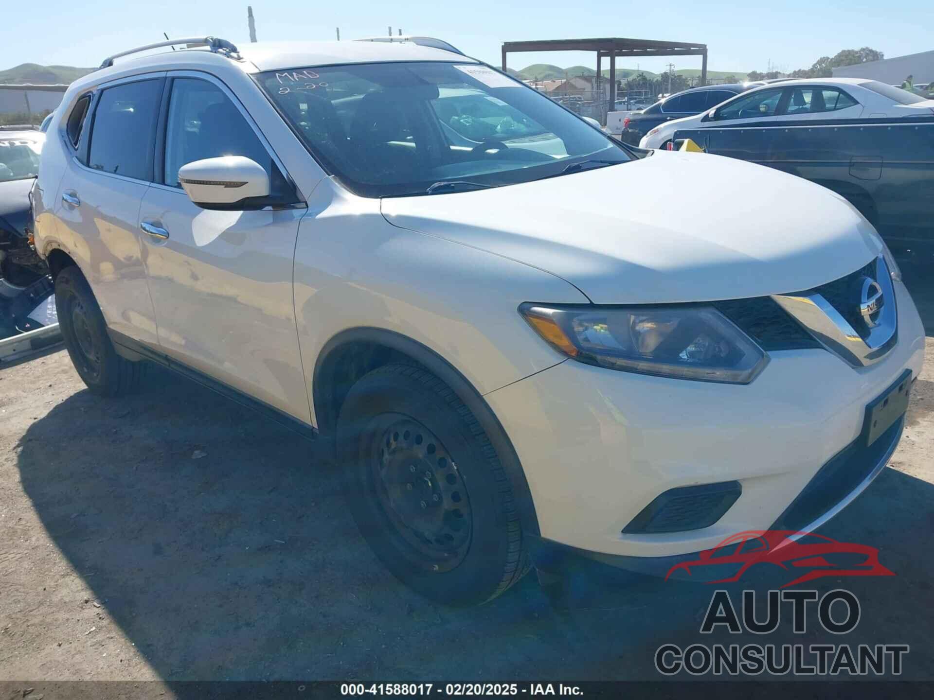 NISSAN ROGUE 2016 - KNMAT2MV4GP611003