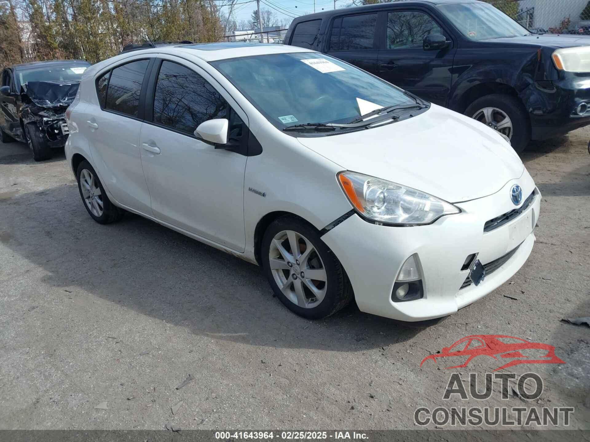 TOYOTA PRIUS C 2012 - JTDKDTB34C1027187