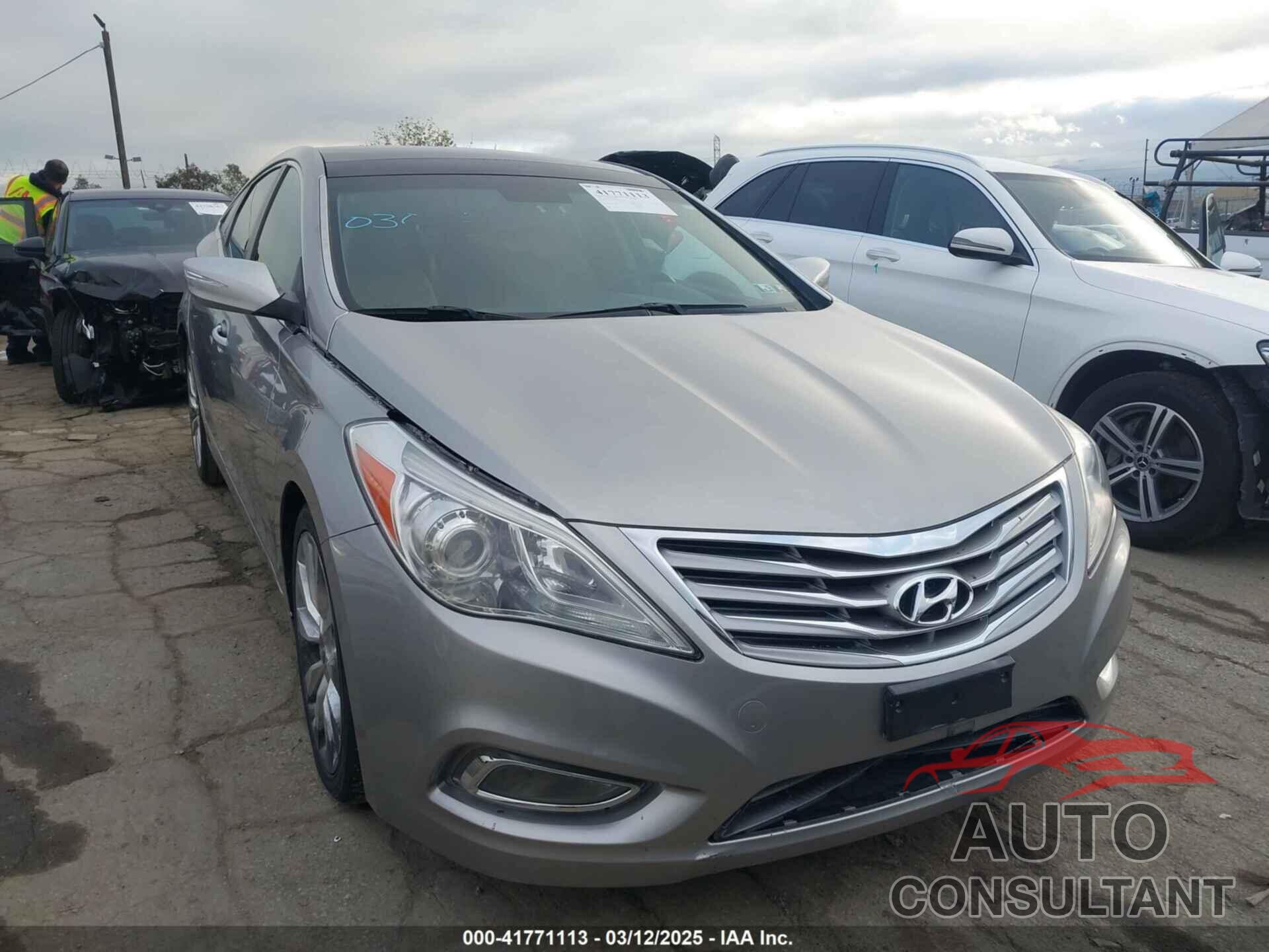 HYUNDAI AZERA 2012 - KMHFH4JG8CA157582